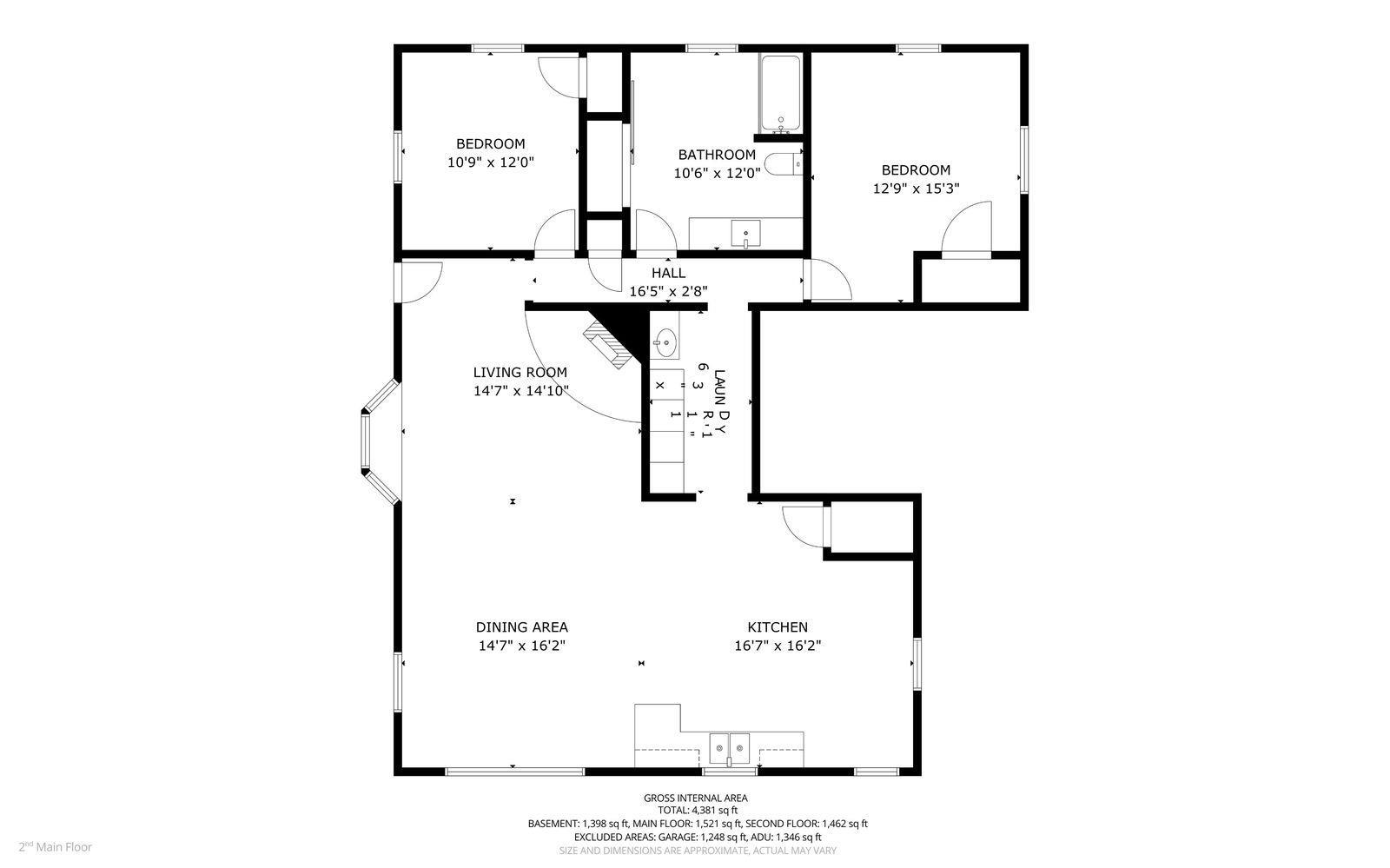 View of room layout