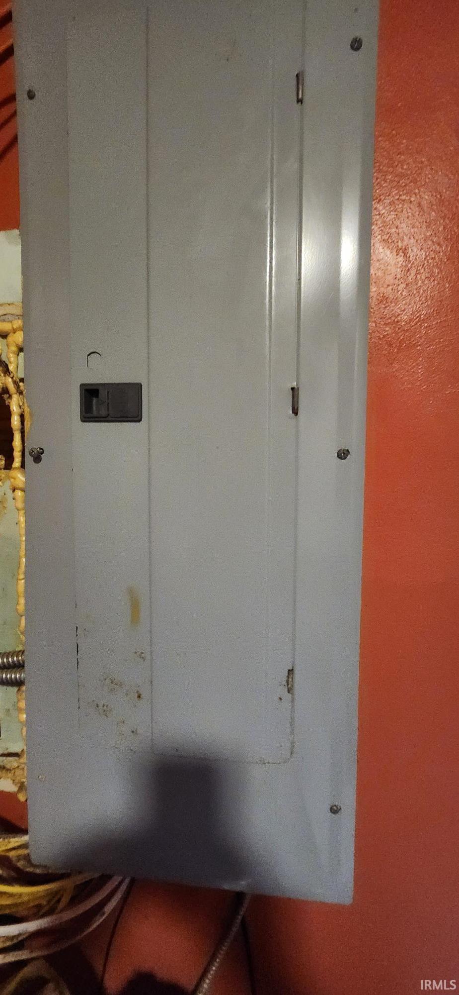 Detailed view of electric panel