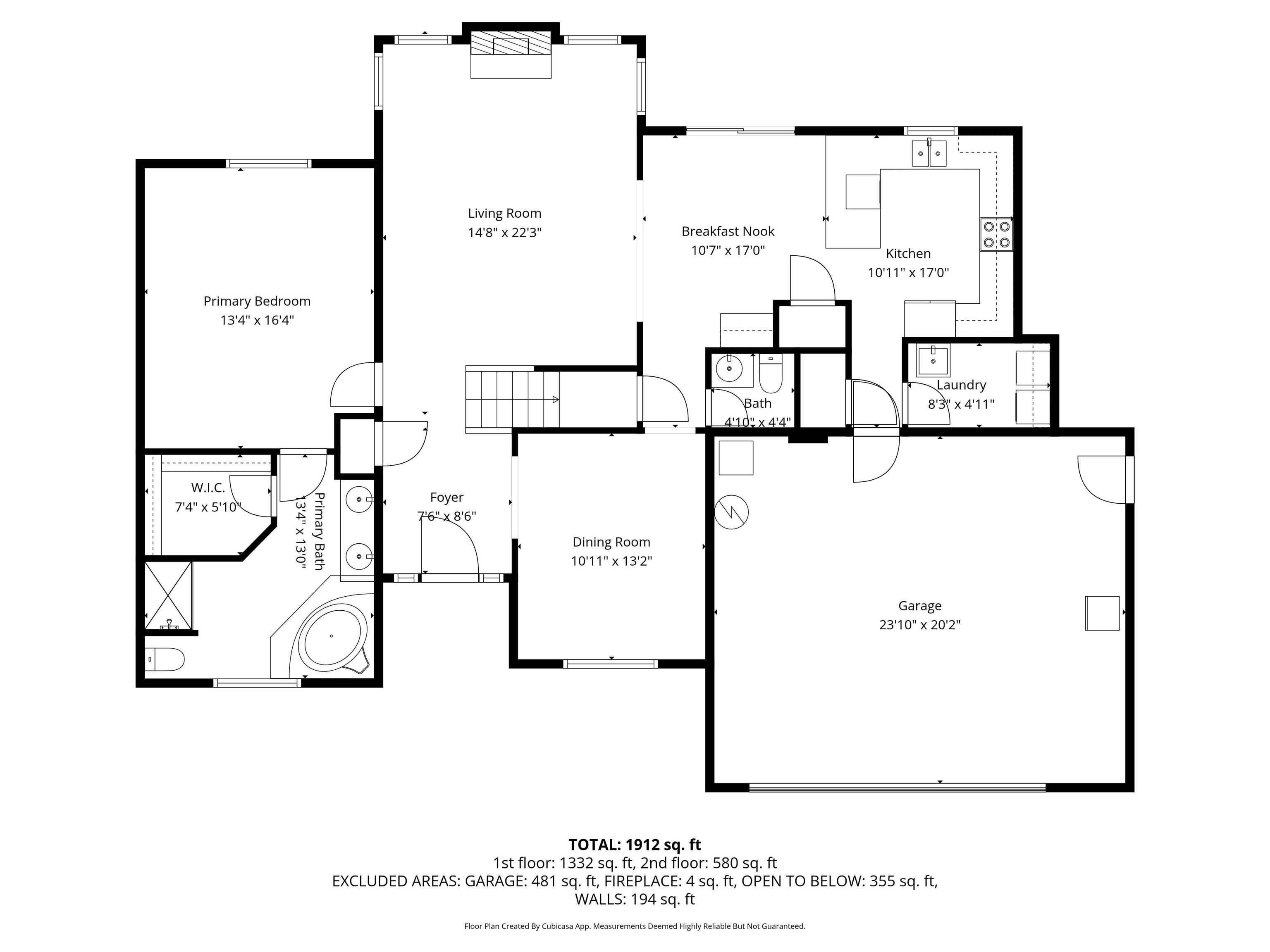 View of home floor plan