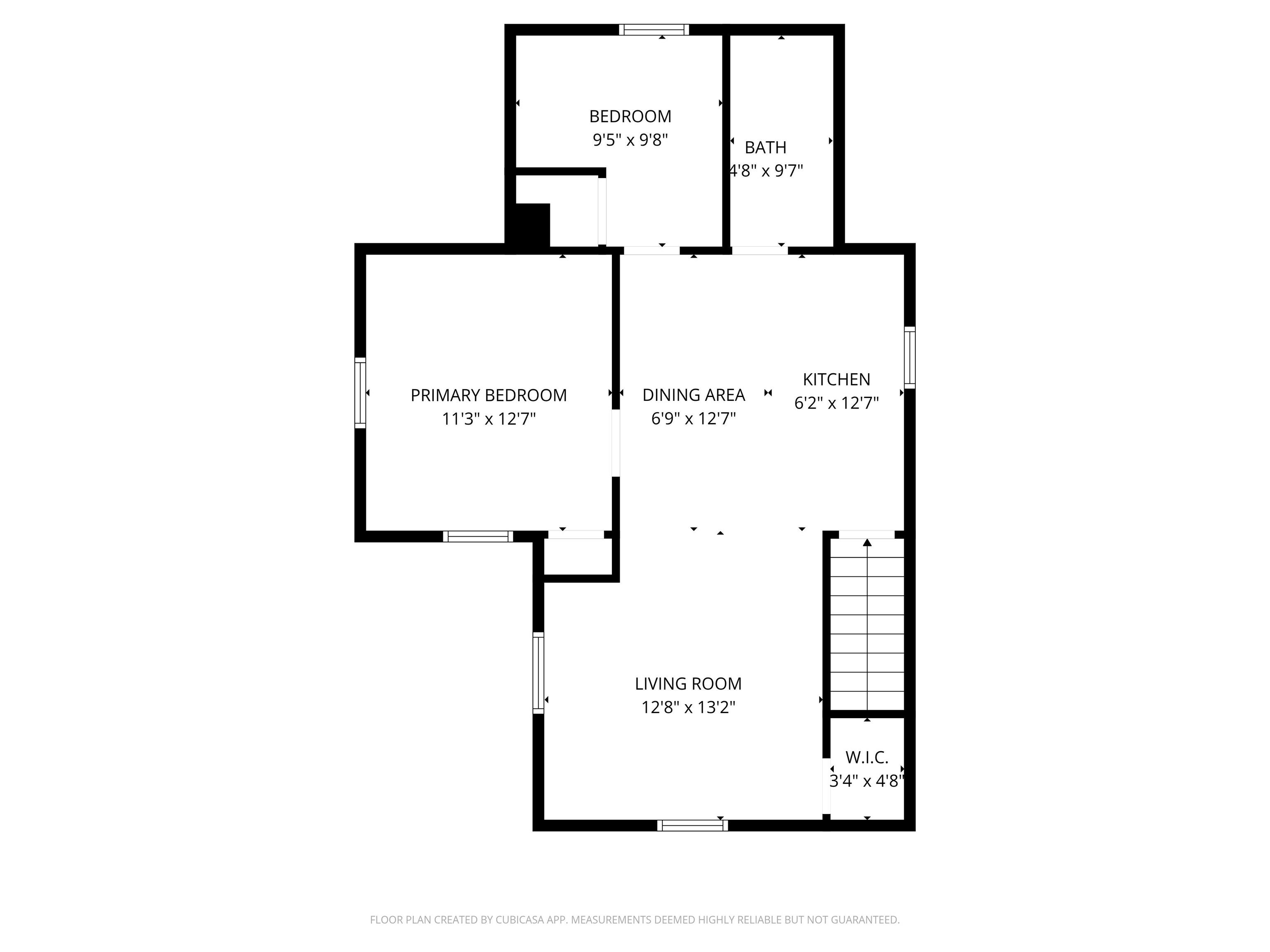 View of room layout