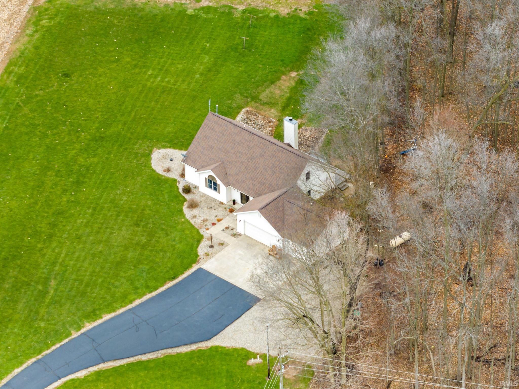 Aerial view of property and surrounding area
