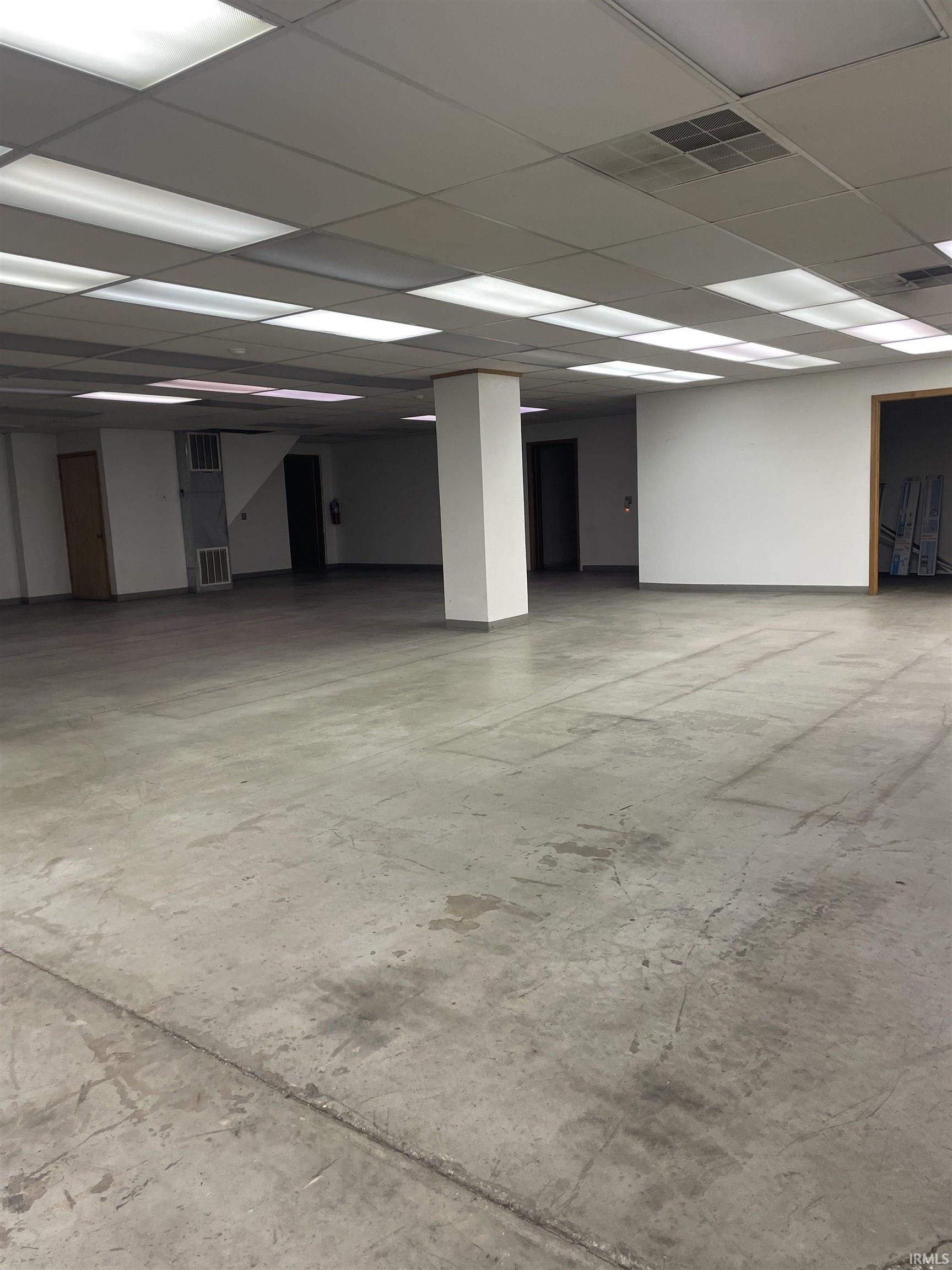 Misc room with a drop ceiling