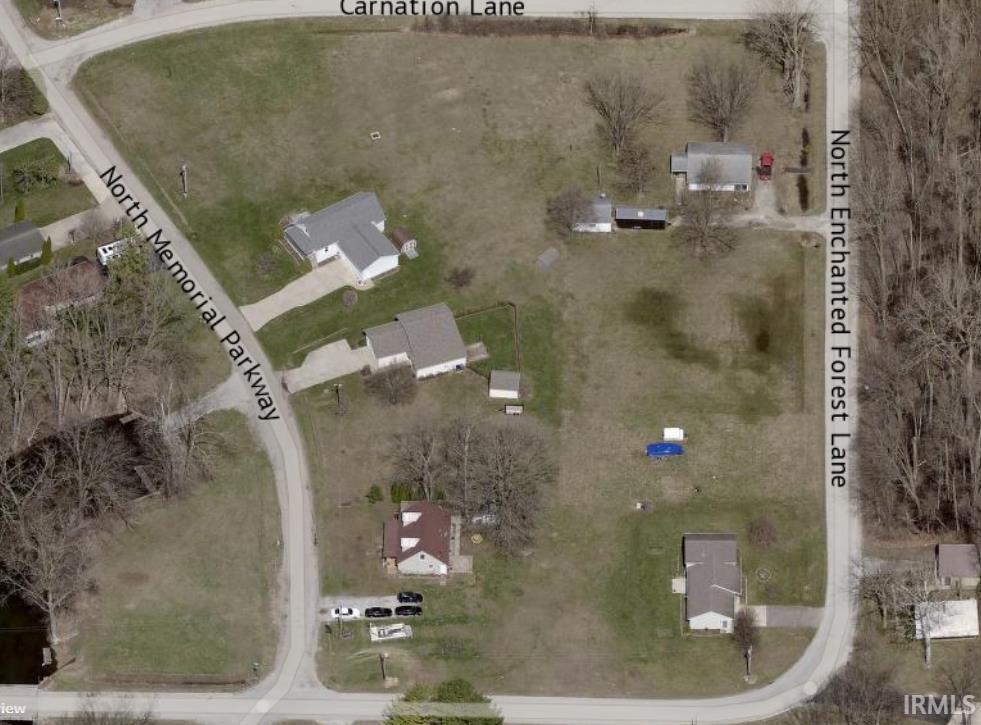 Map / location with property parcel outlined