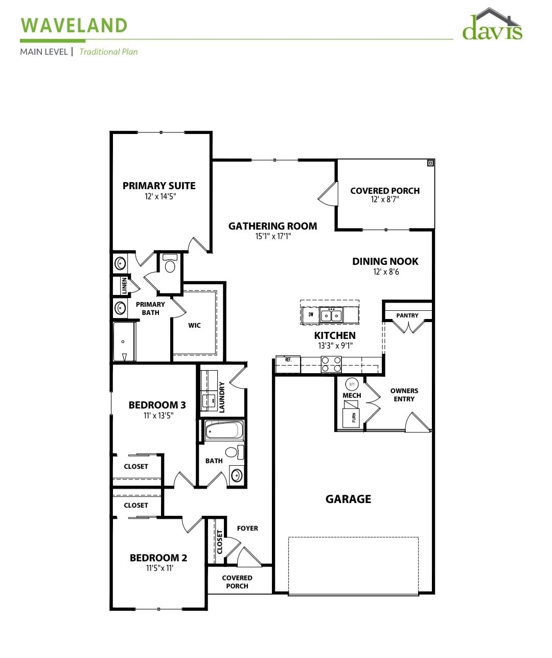View of home floor plan