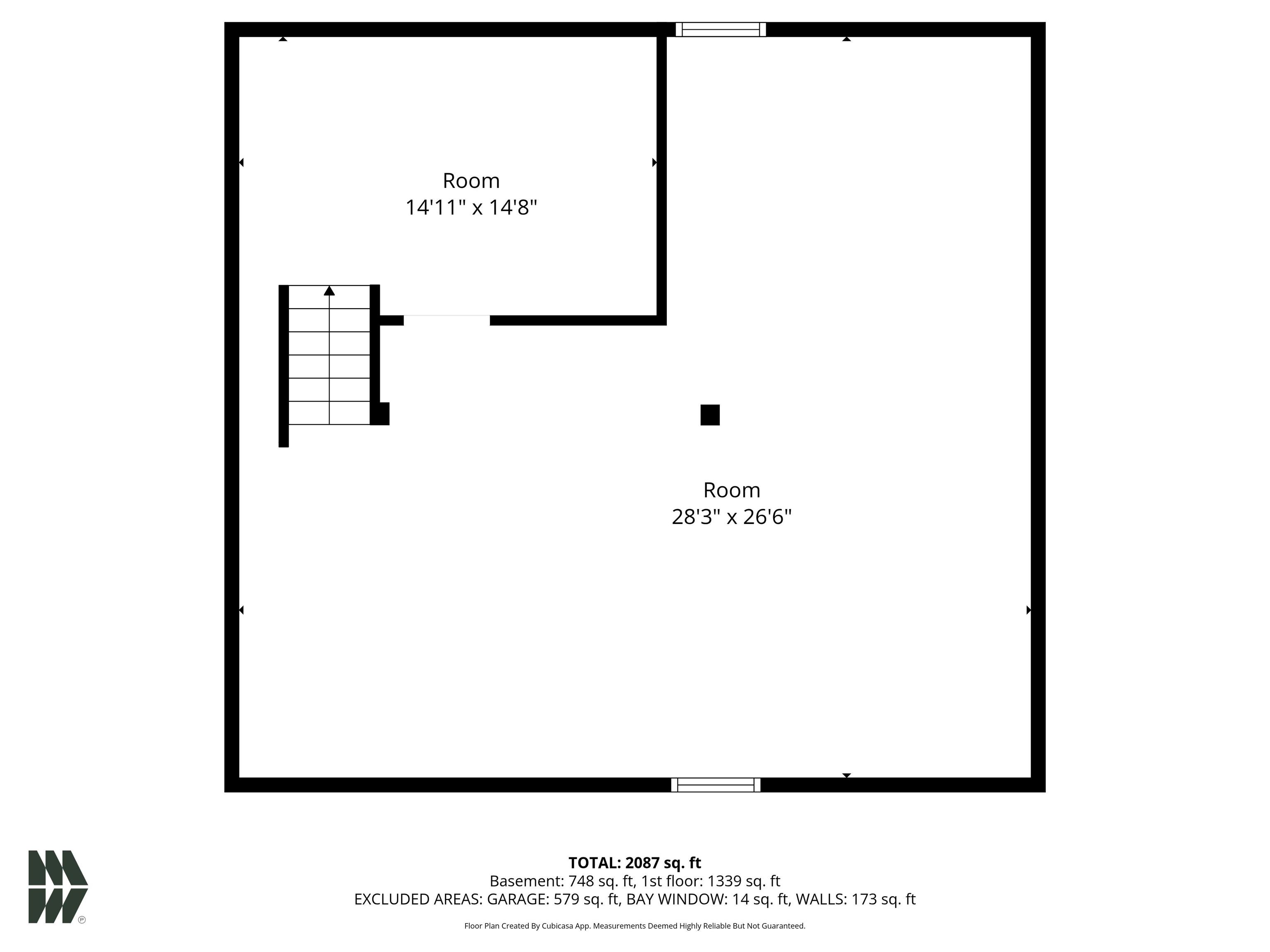 View of room layout