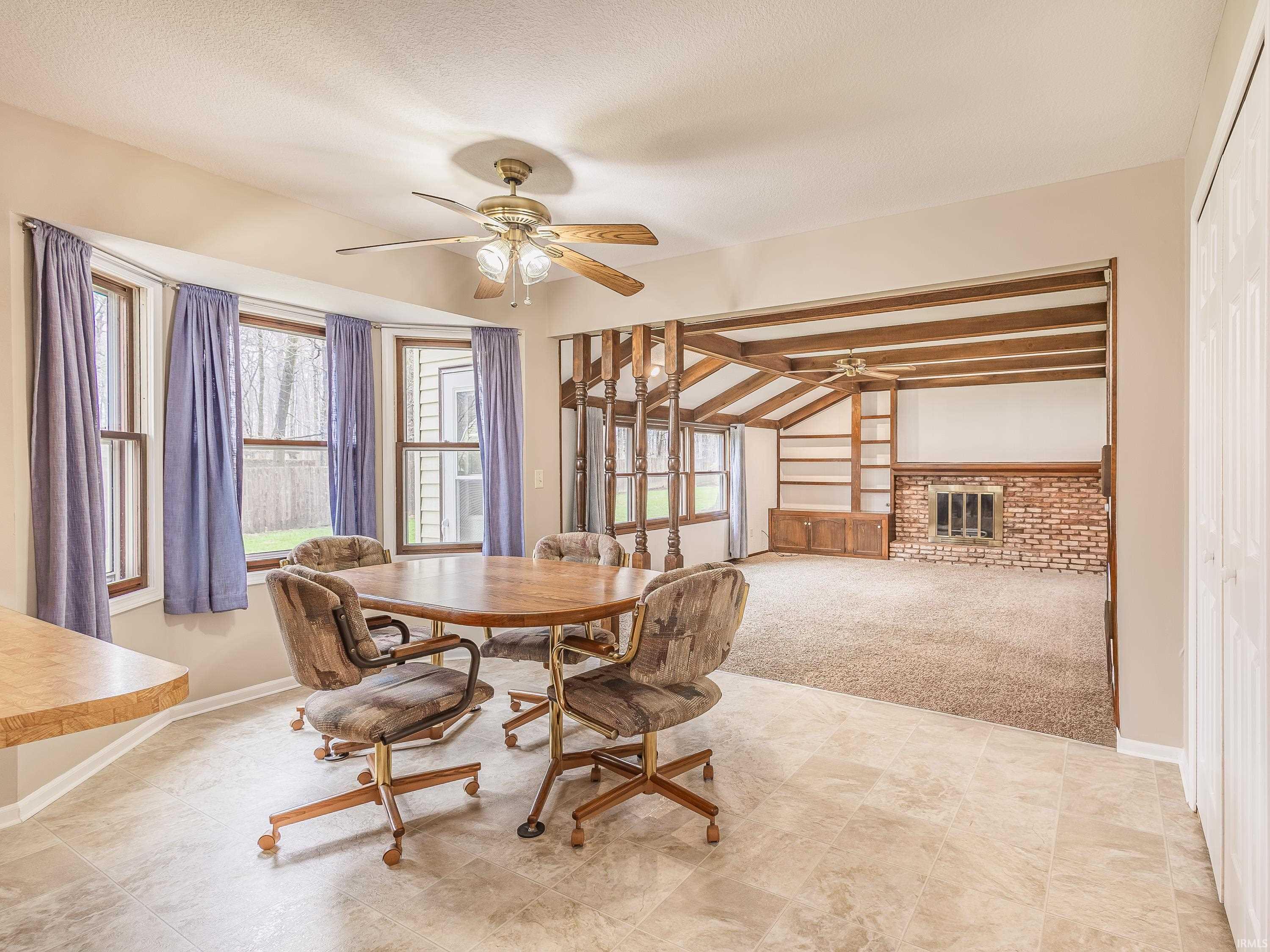 Bayed Breakfast nook featuring plenty of natural light