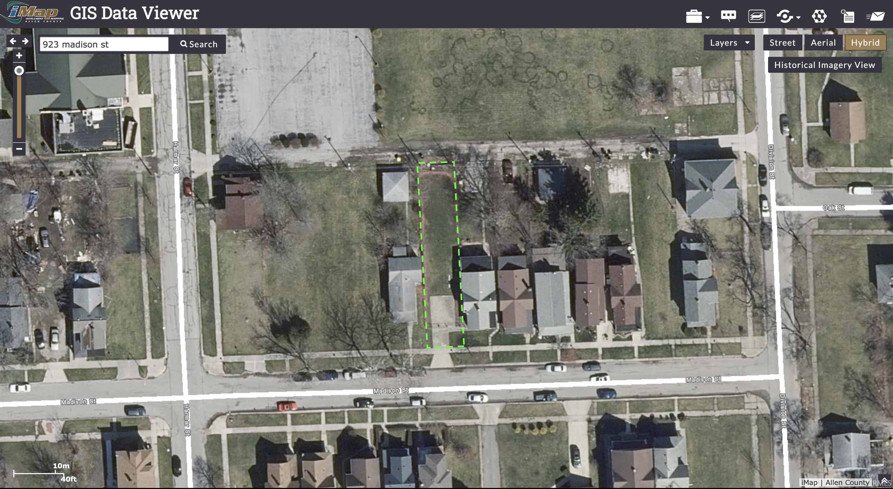 Map / location featuring property boundaries highlighted