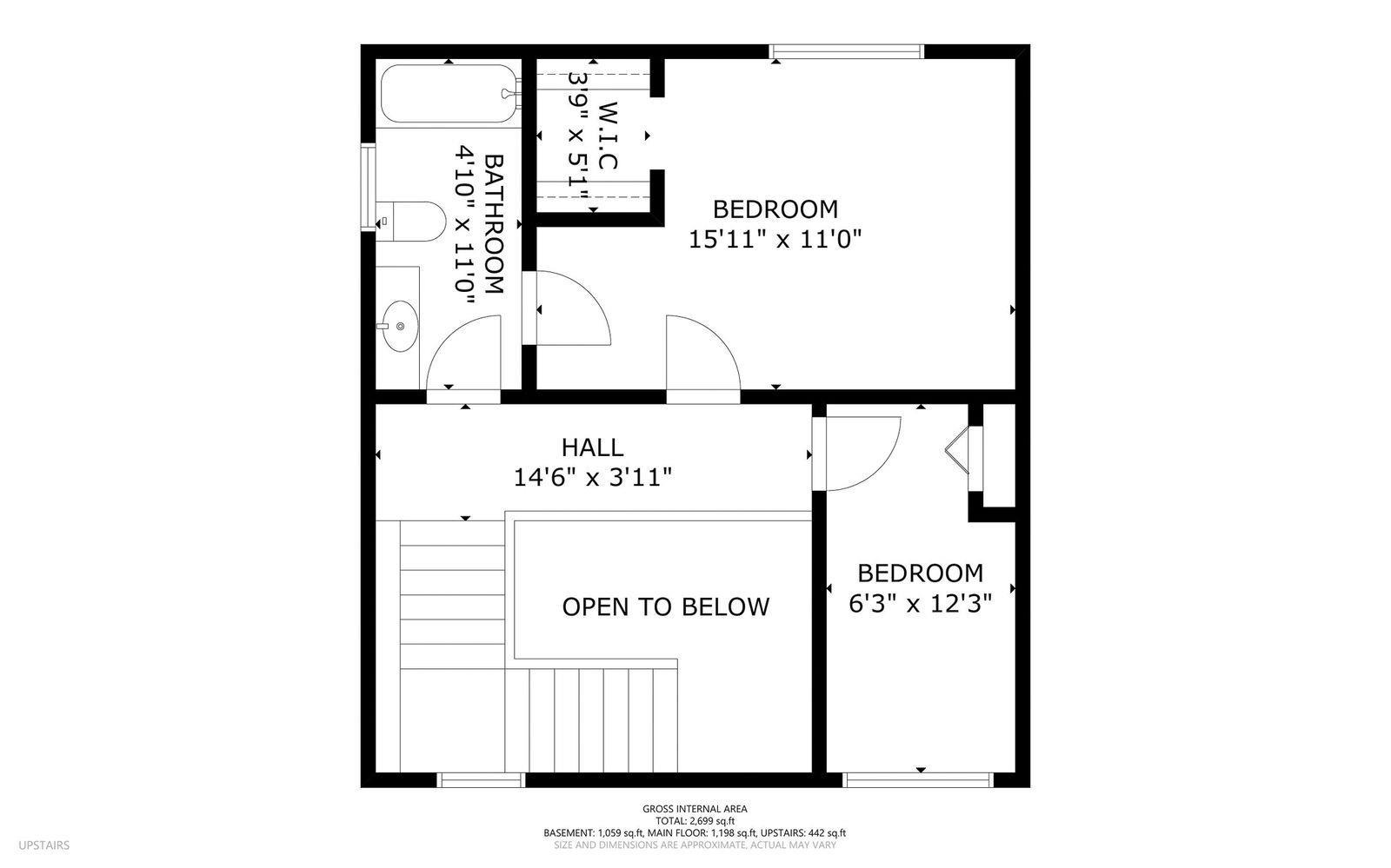 View of floor plan / room layout