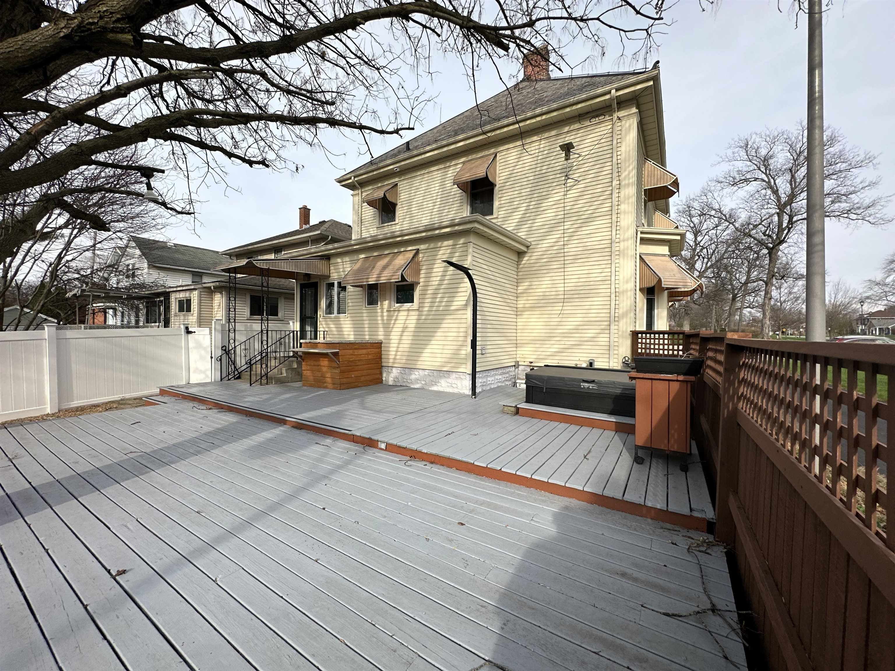 View of deck