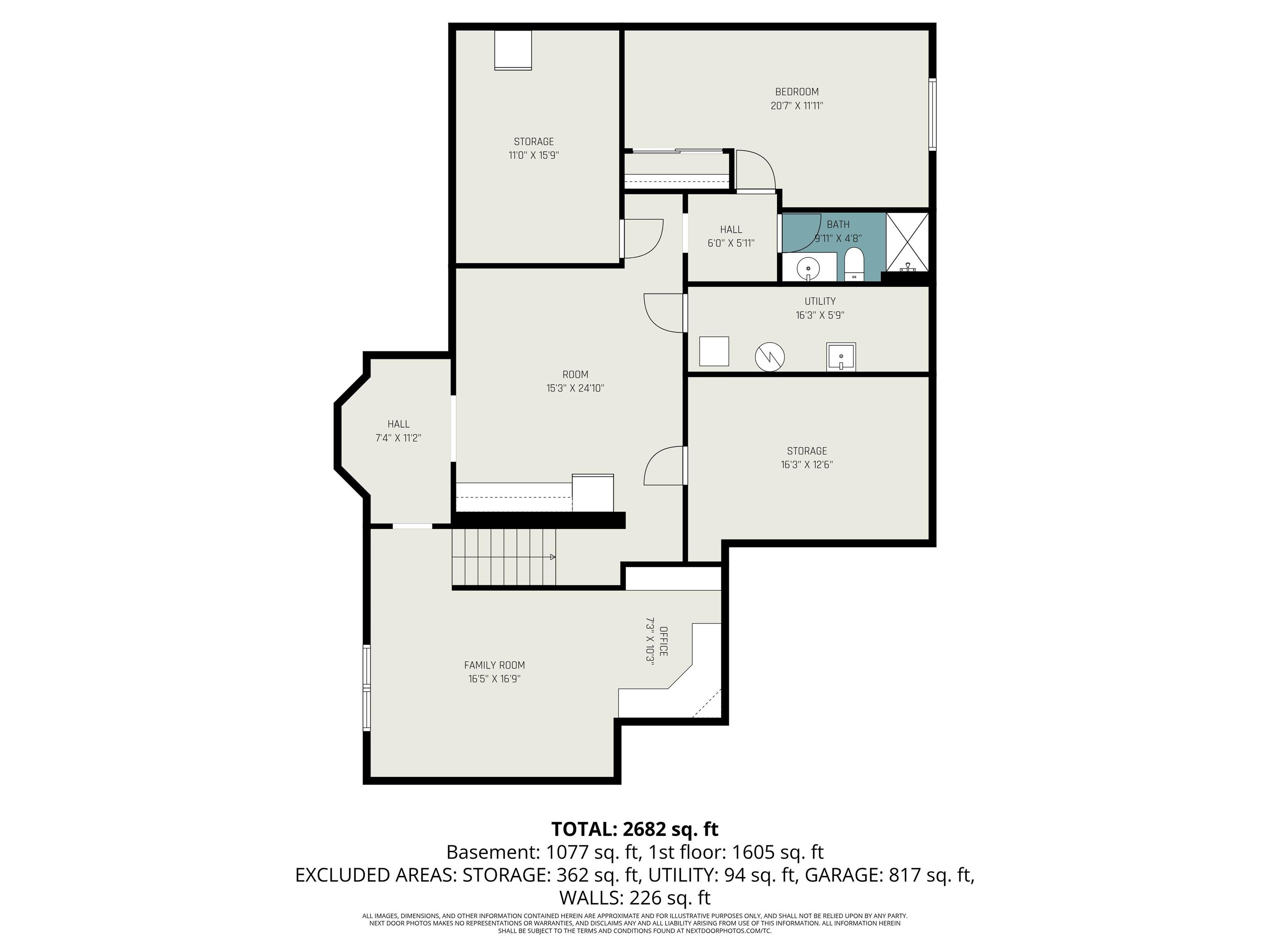 View of room layout