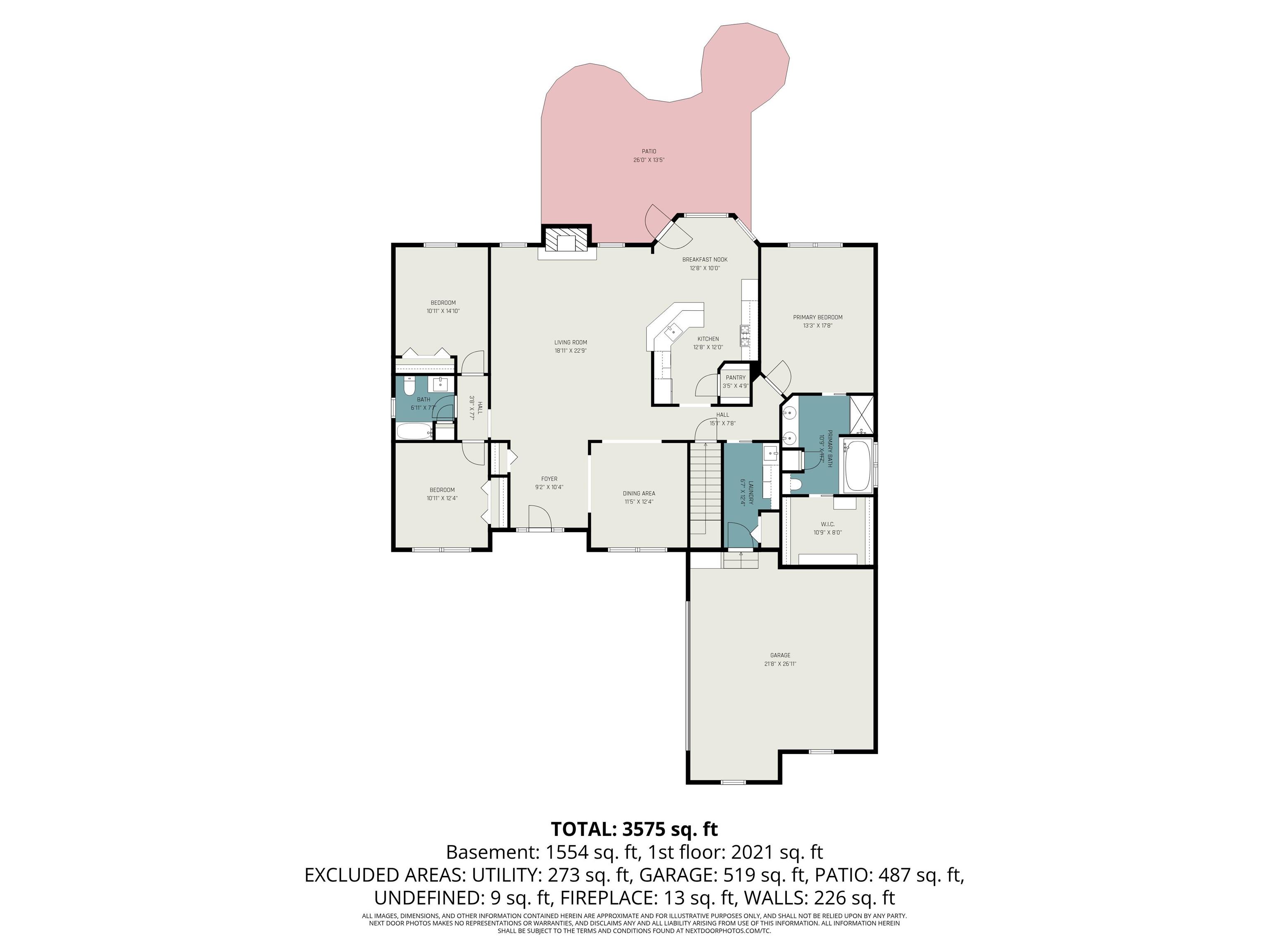 View of room layout