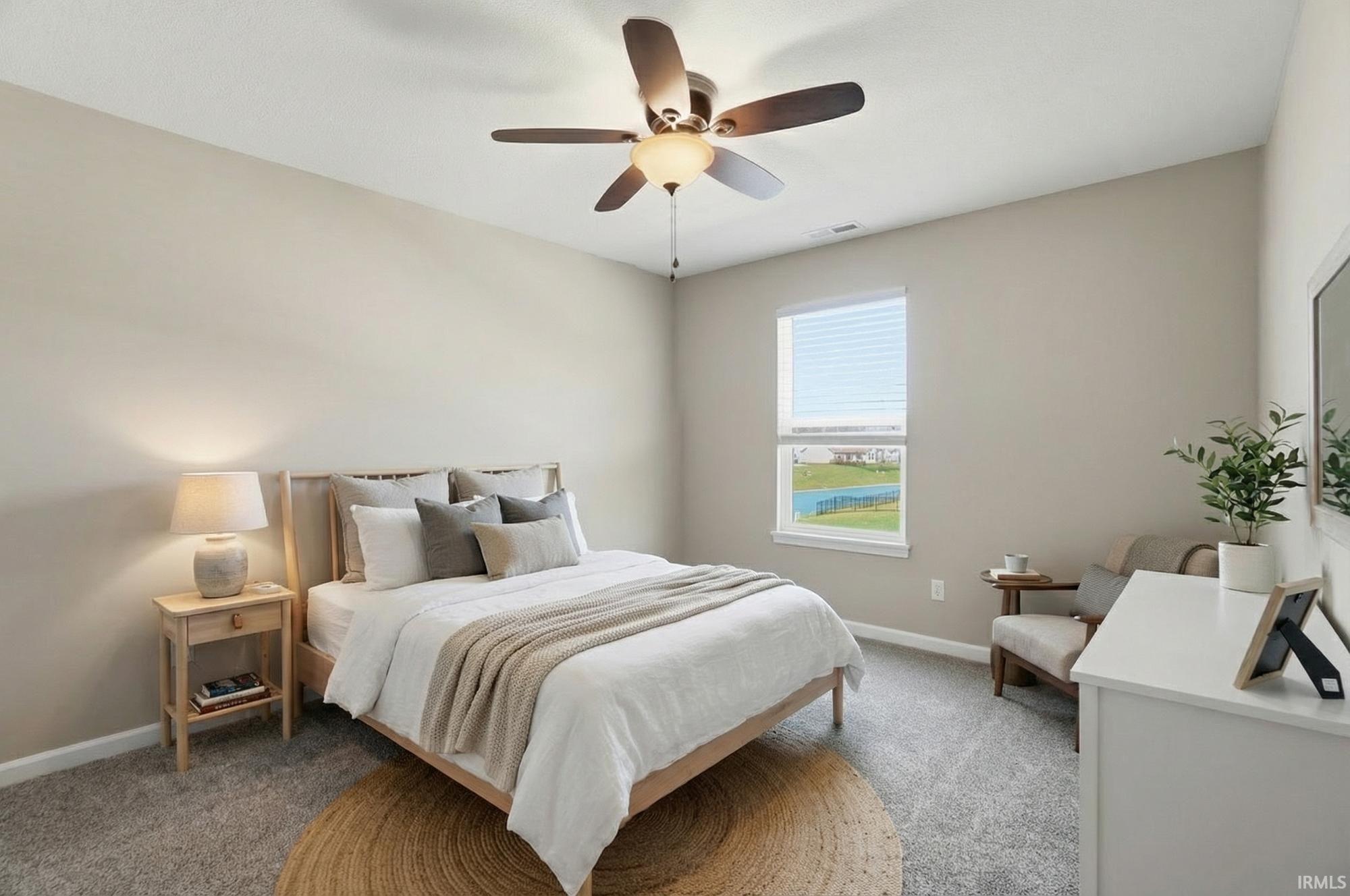 Virtually staged photo