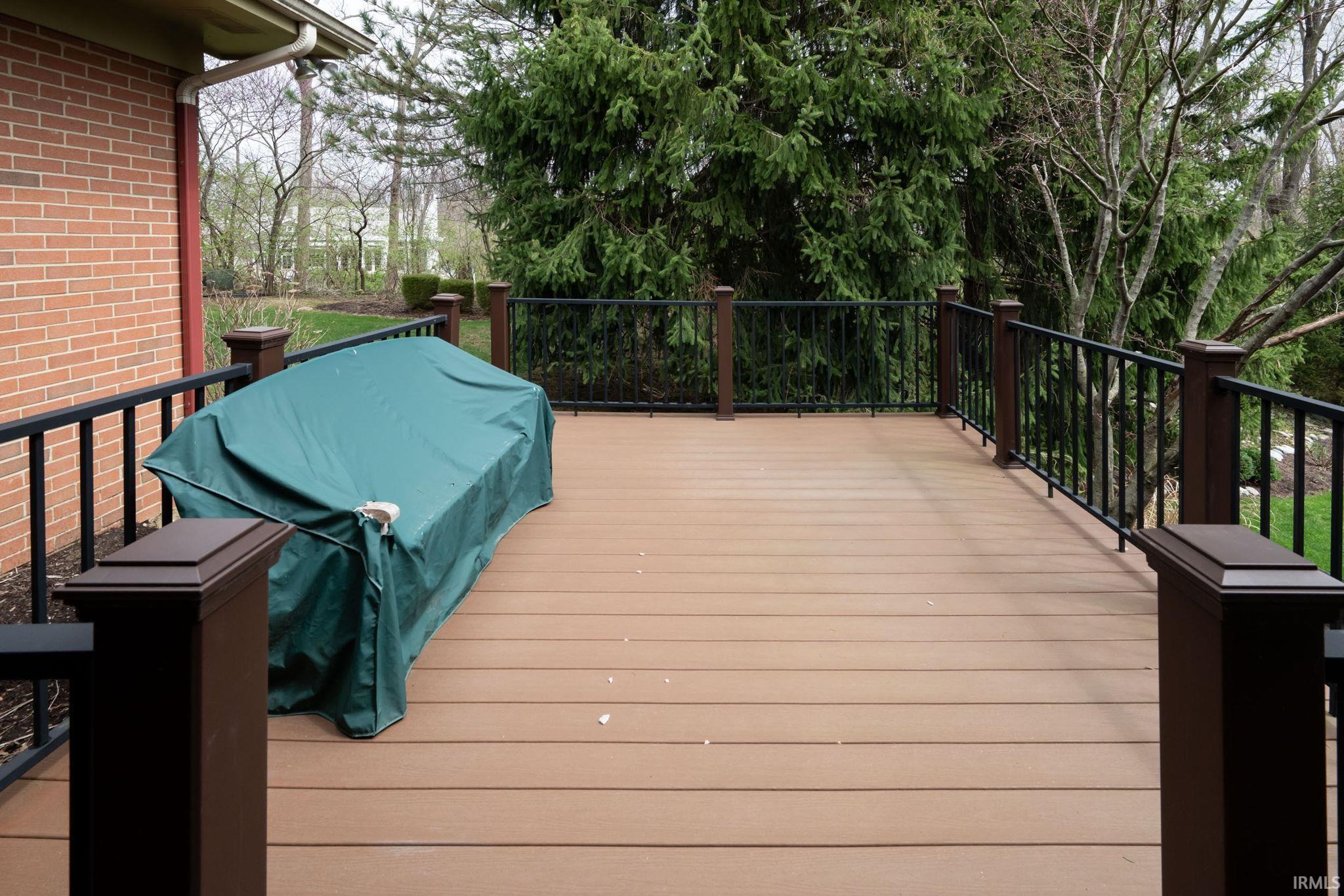 Deck with grilling area
