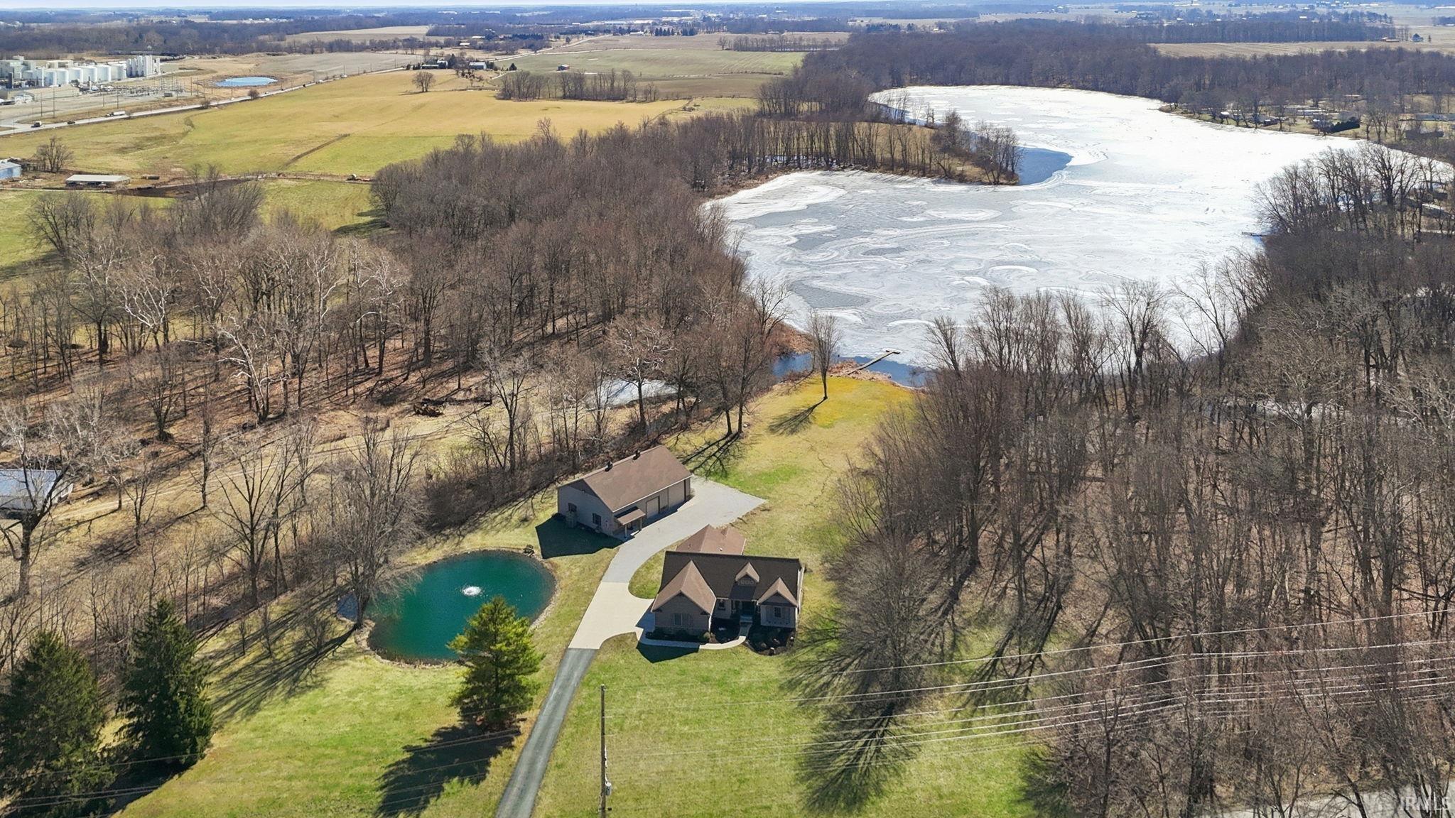 View of rural area featuring a large body of water