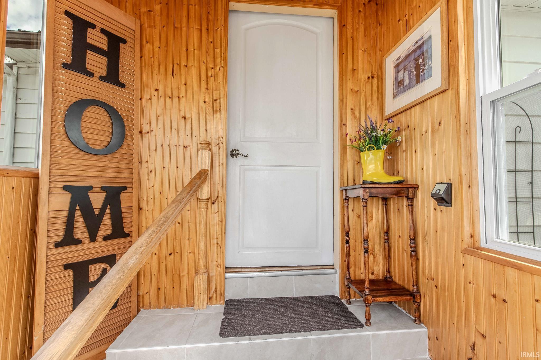 View of exterior entry