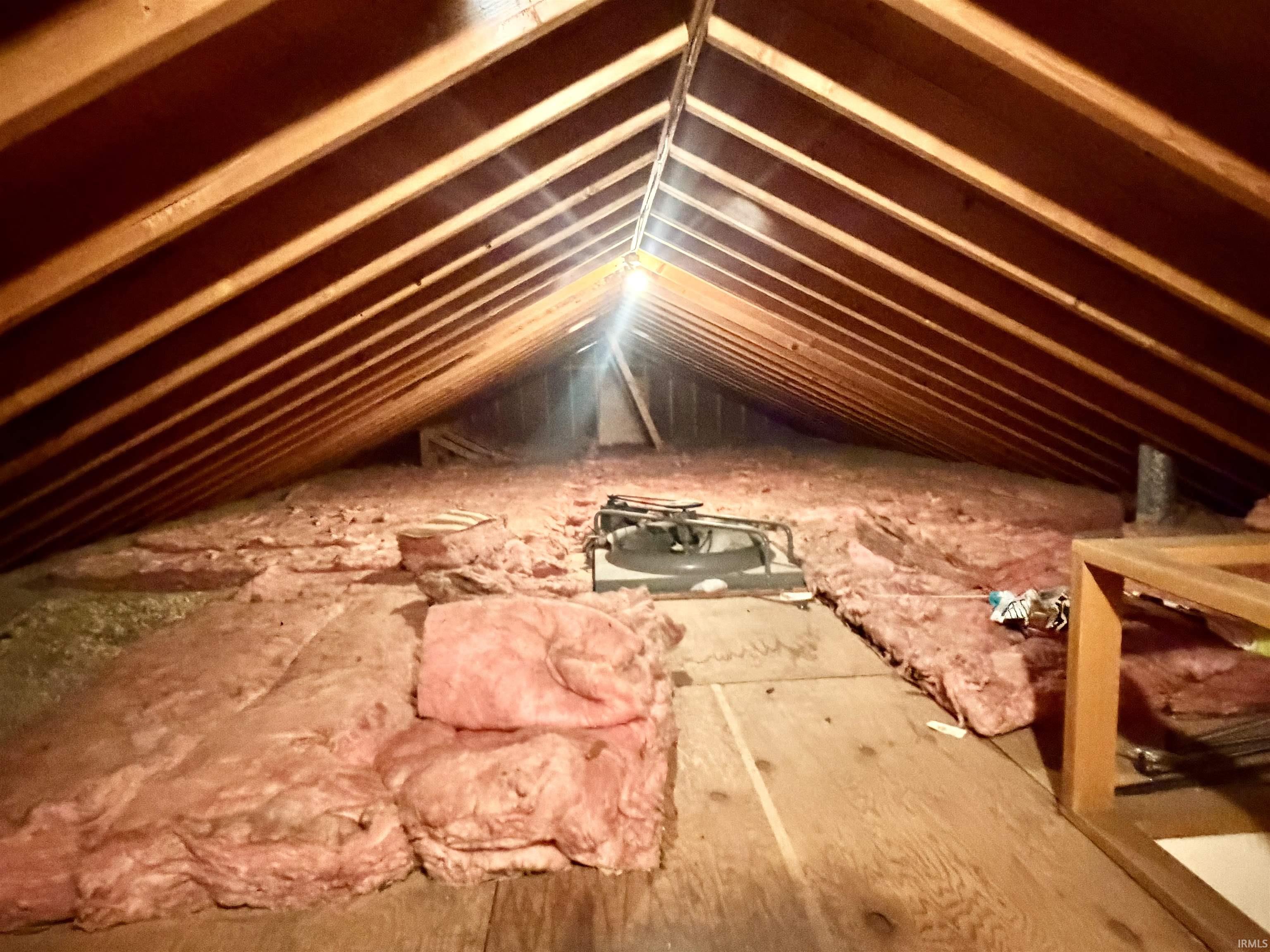 View of attic