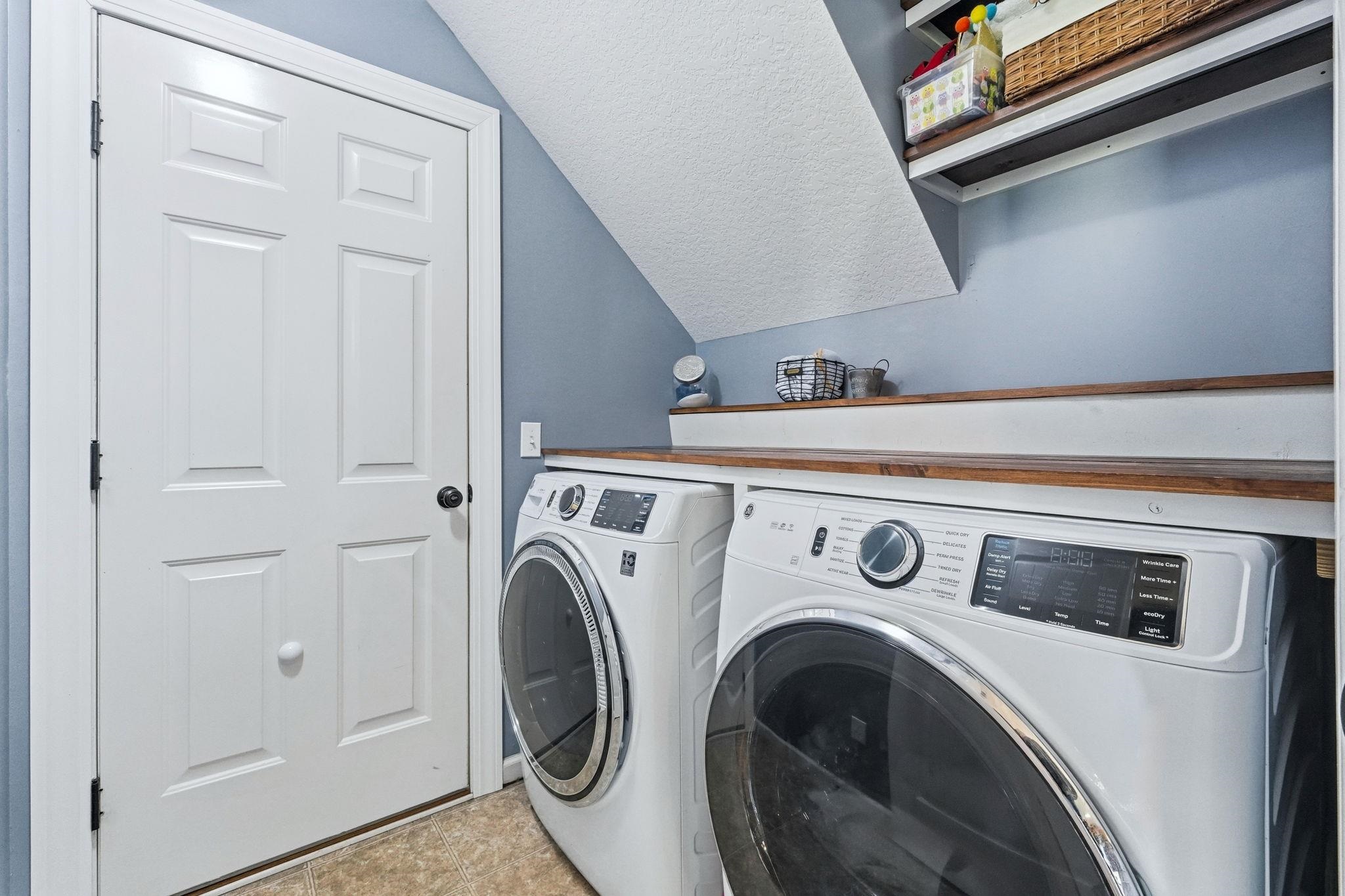 Laundry area featuring washer and dryer