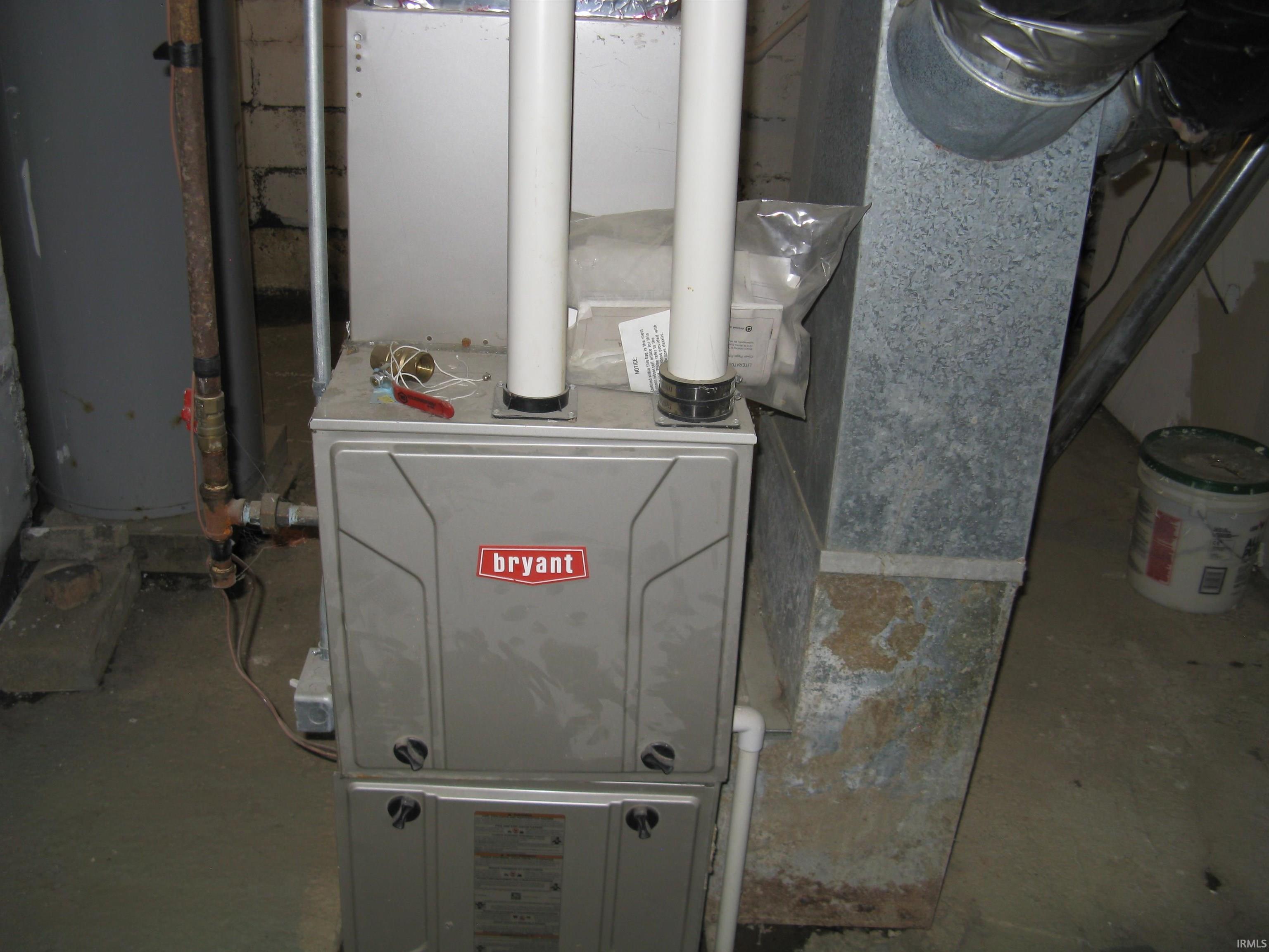Utilities with water heater and heating unit
