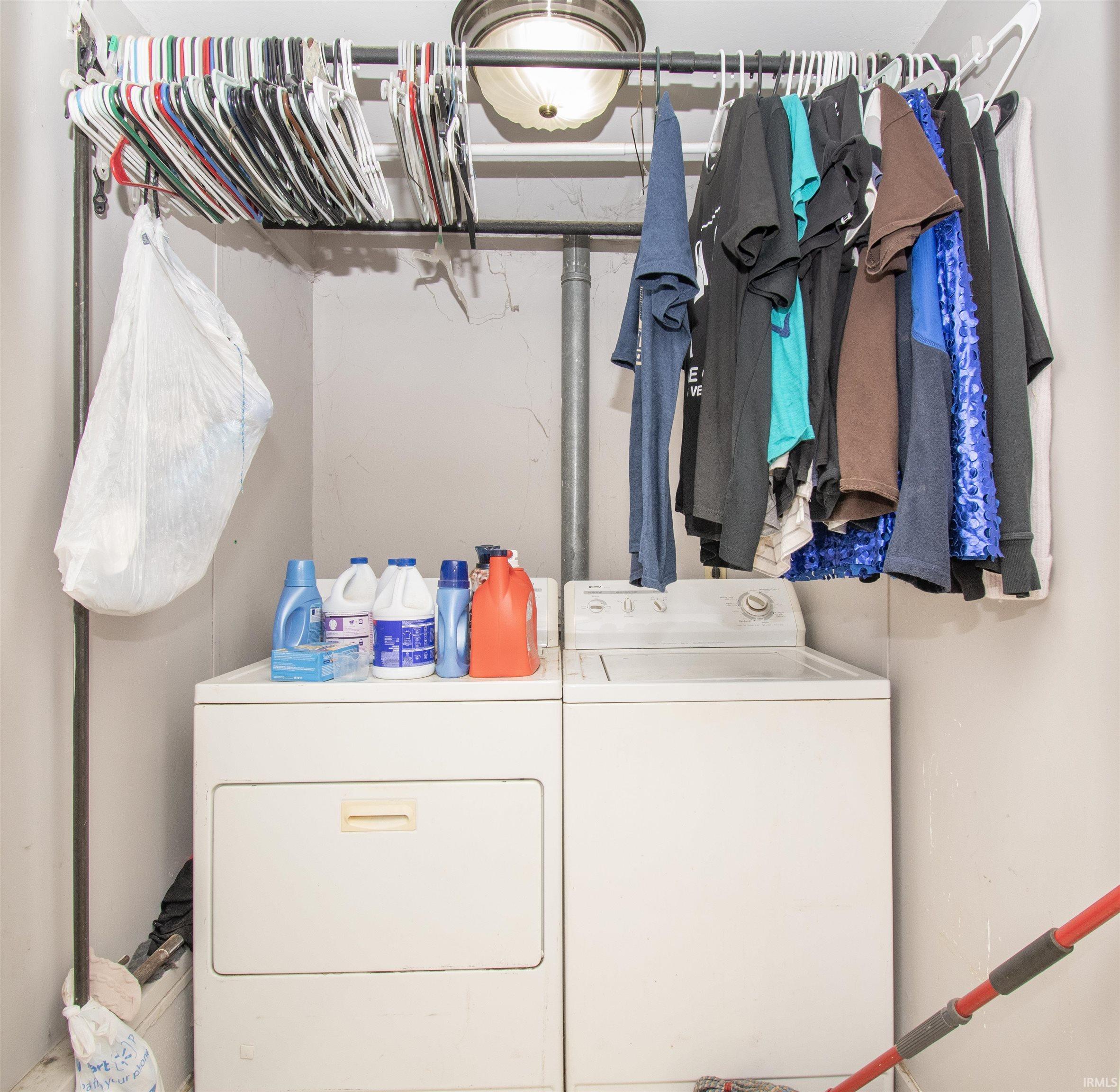Laundry area with washer and dryer