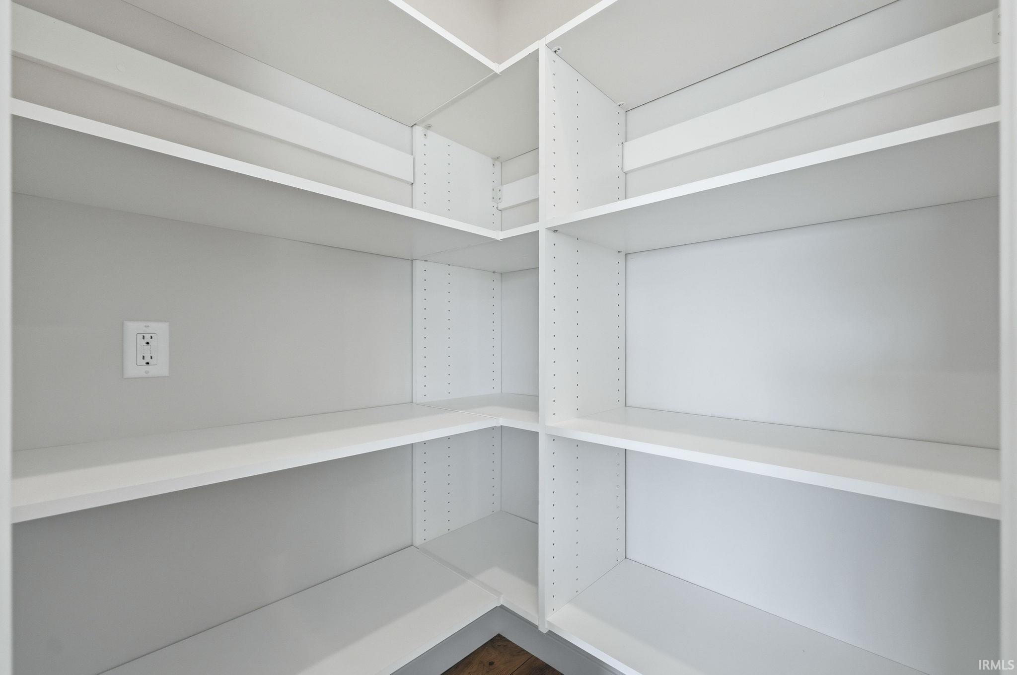 View of storage area