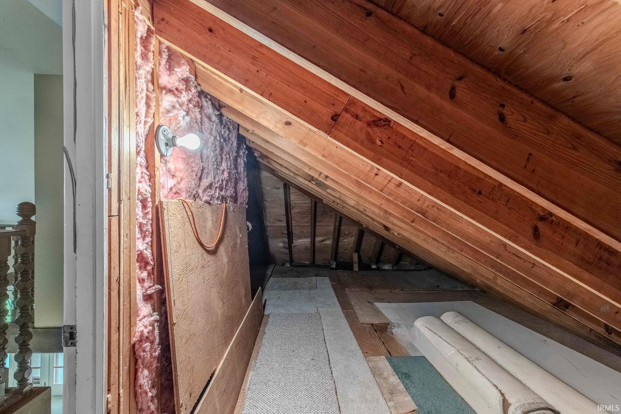 View of attic