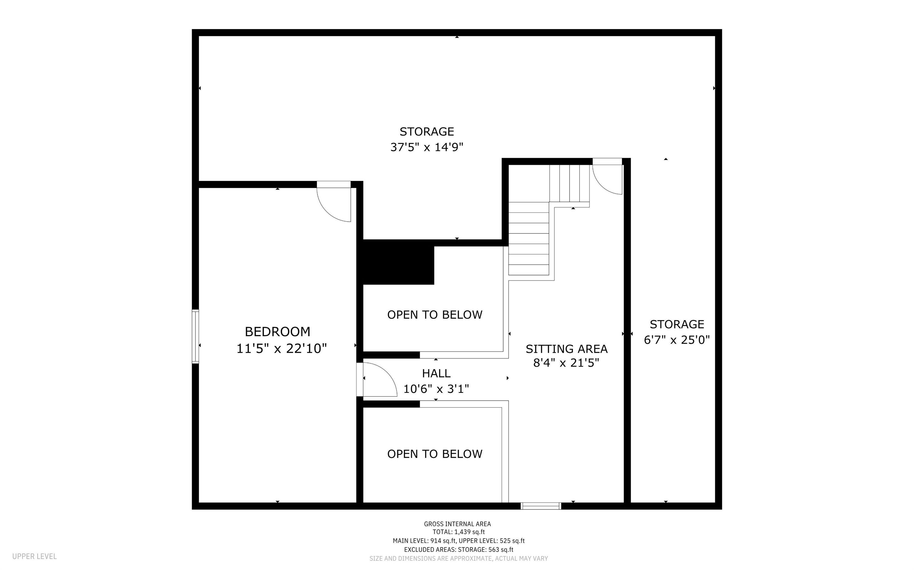 View of room layout