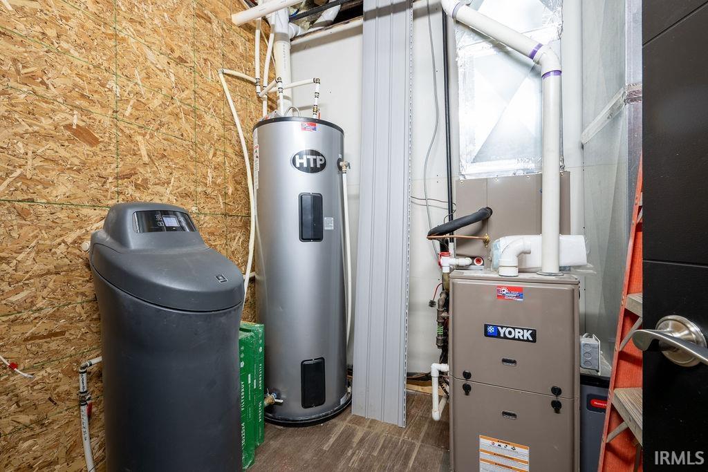 Utilities with electric water heater