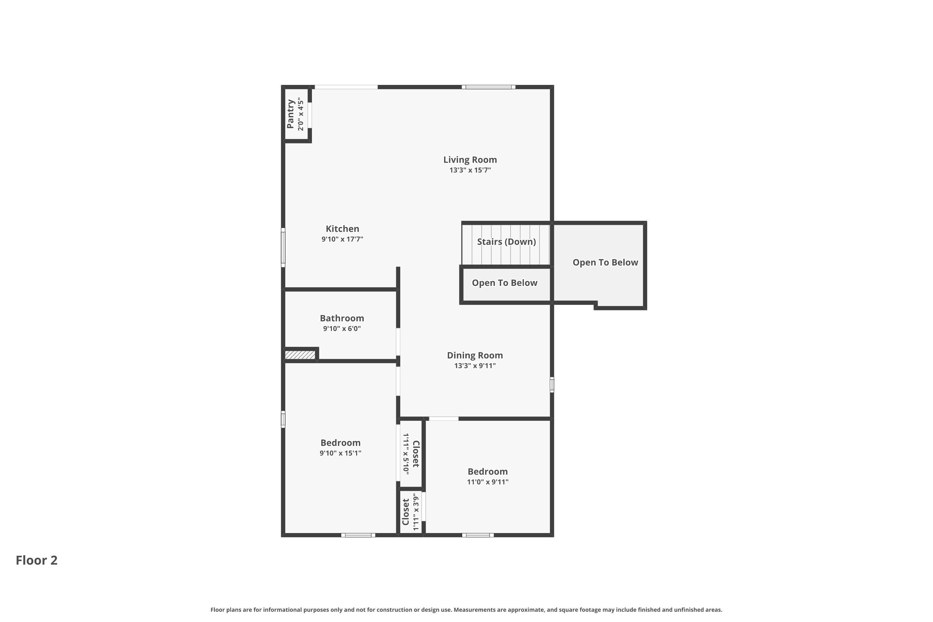 View of floor plan / room layout