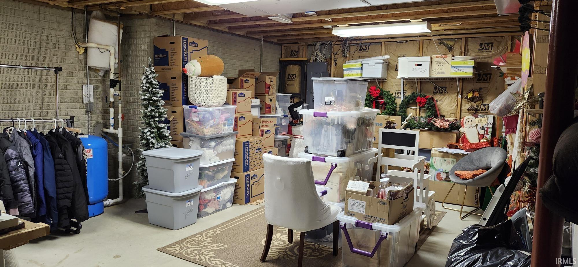 View of storage