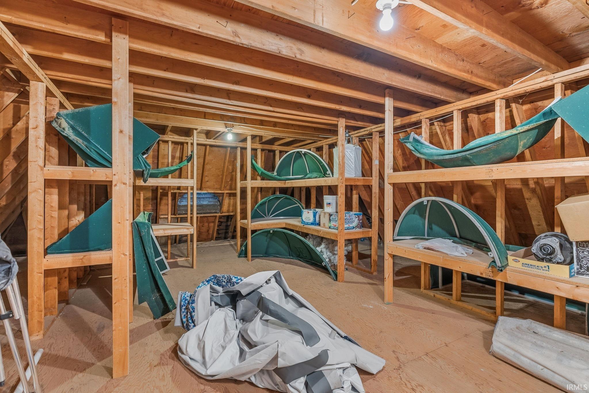 View of storage area