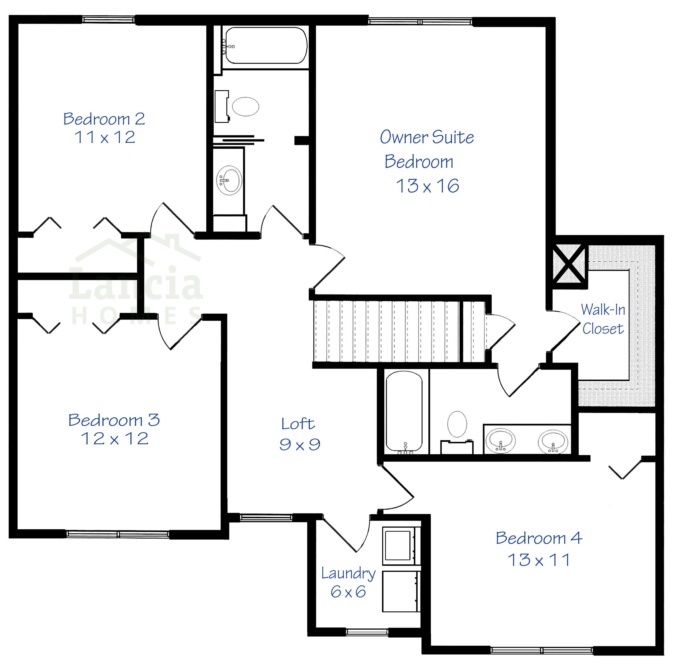 View of home floor plan