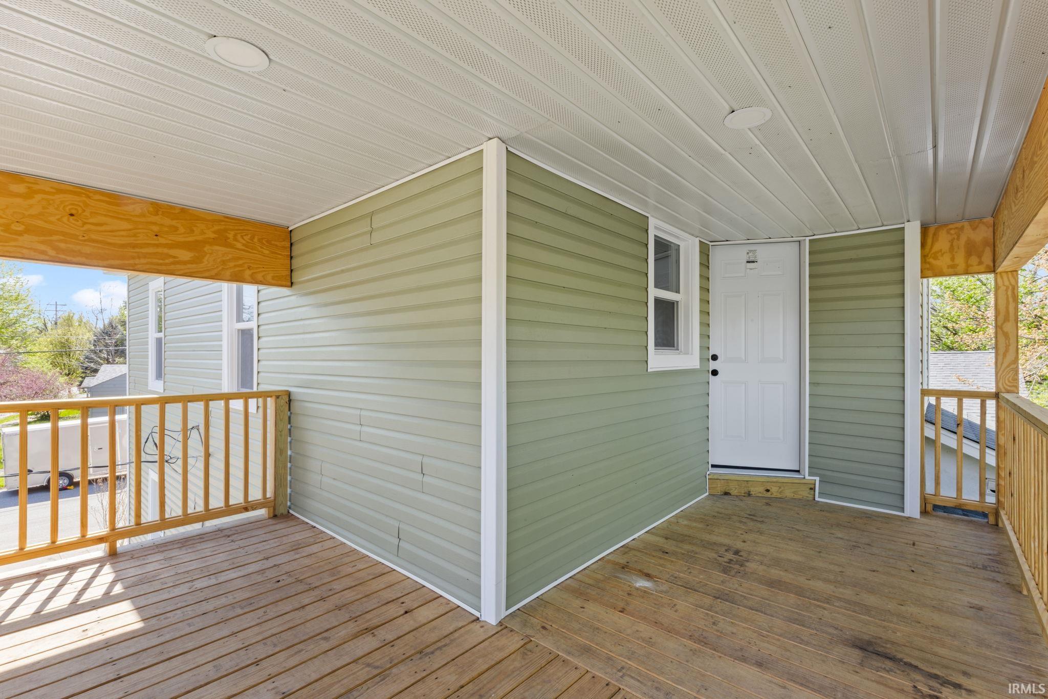 View of deck