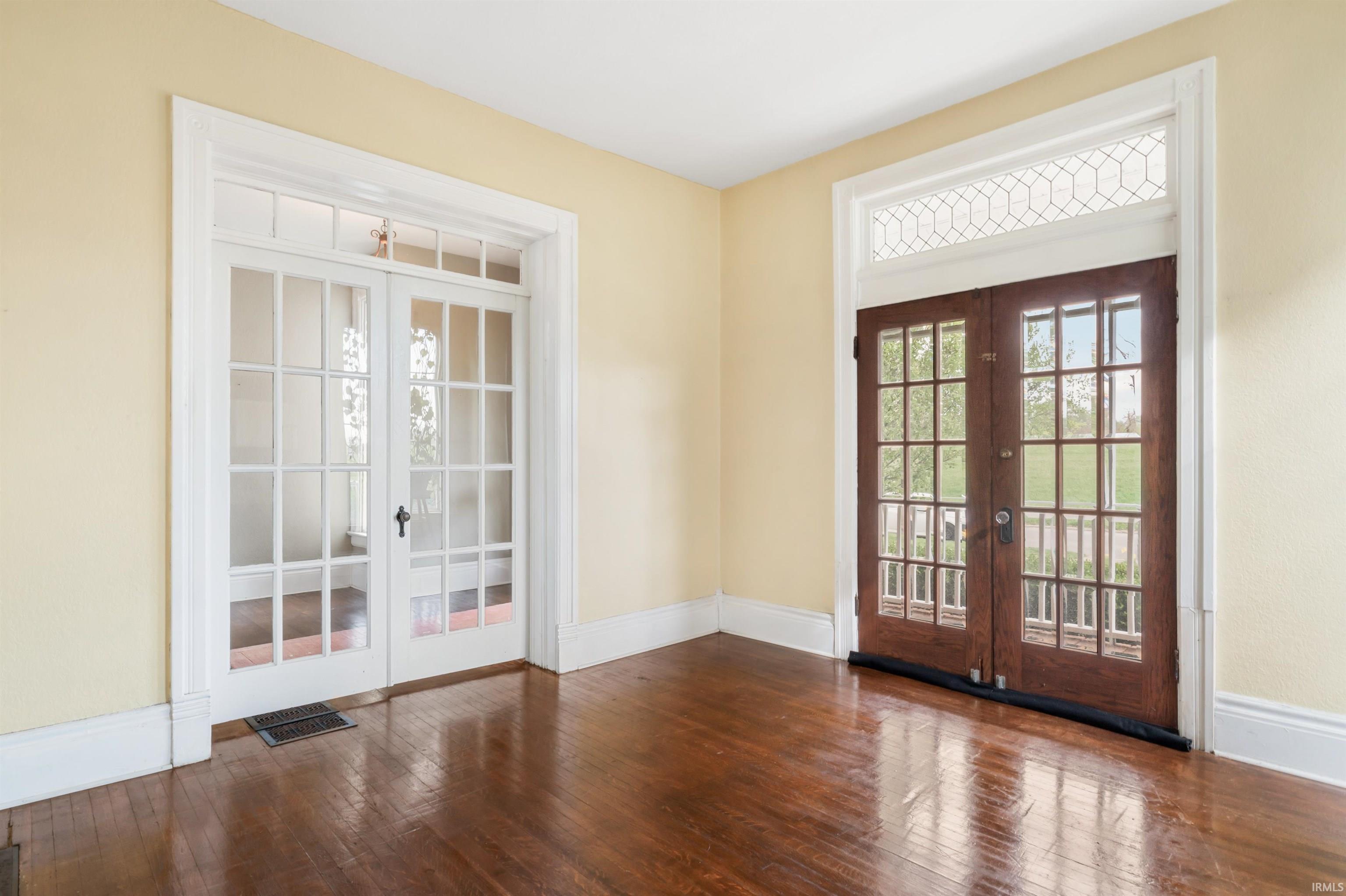 Hardwood flooring with a rich finish