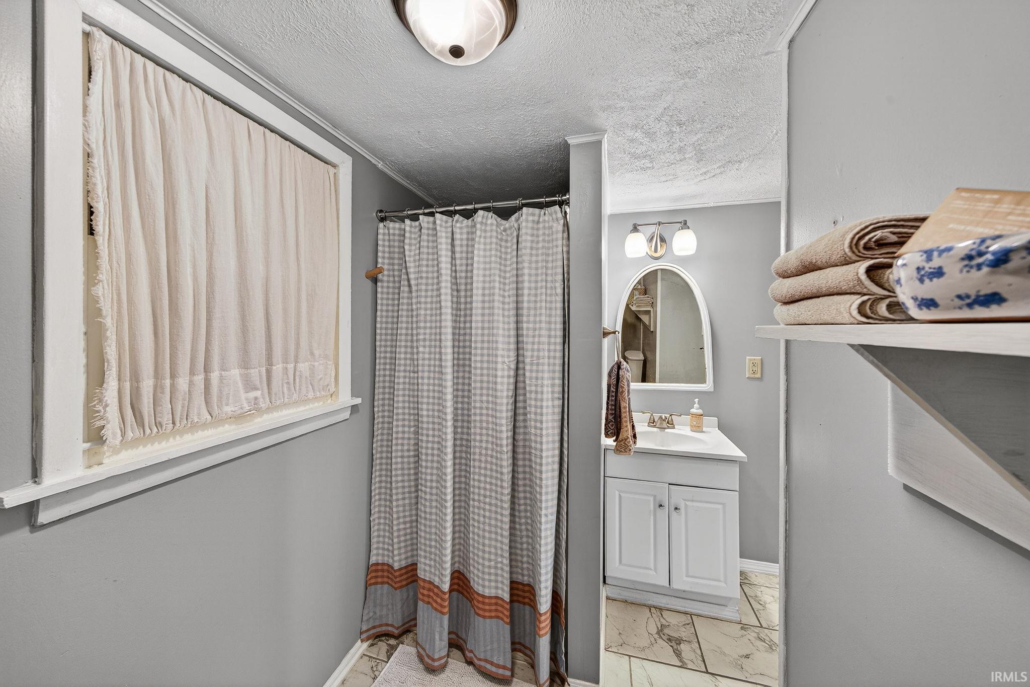 First-floor bathroom