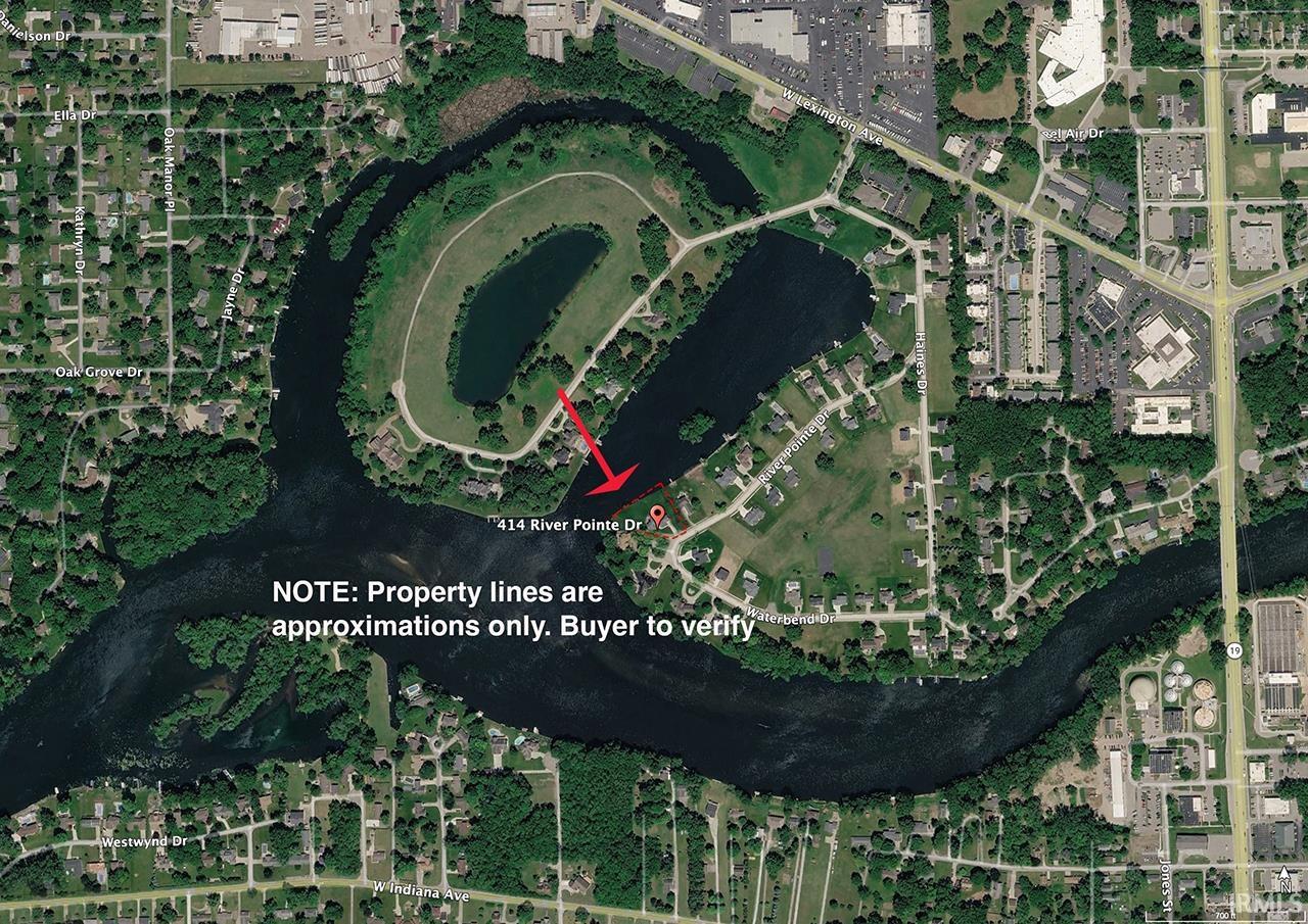 Property Survey. Indicating the property's location and approximate boundaries with a disclaimer for buyer verification