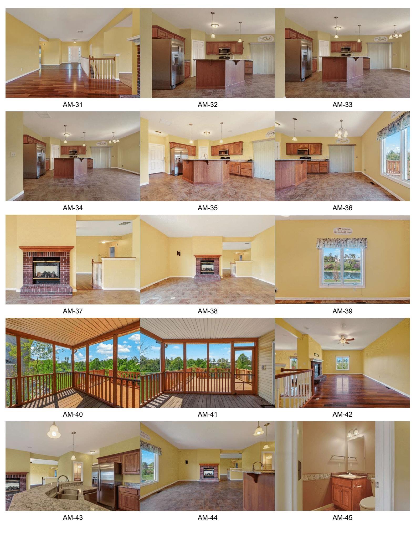 Property Image Log. Visual record of specific areas within the property