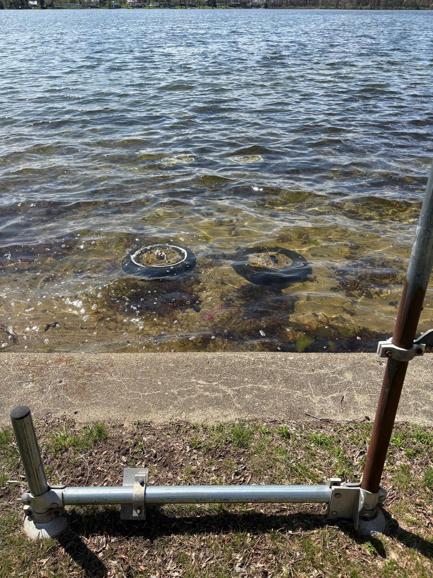 WHERE YOUR DOCK POSTS GO IN