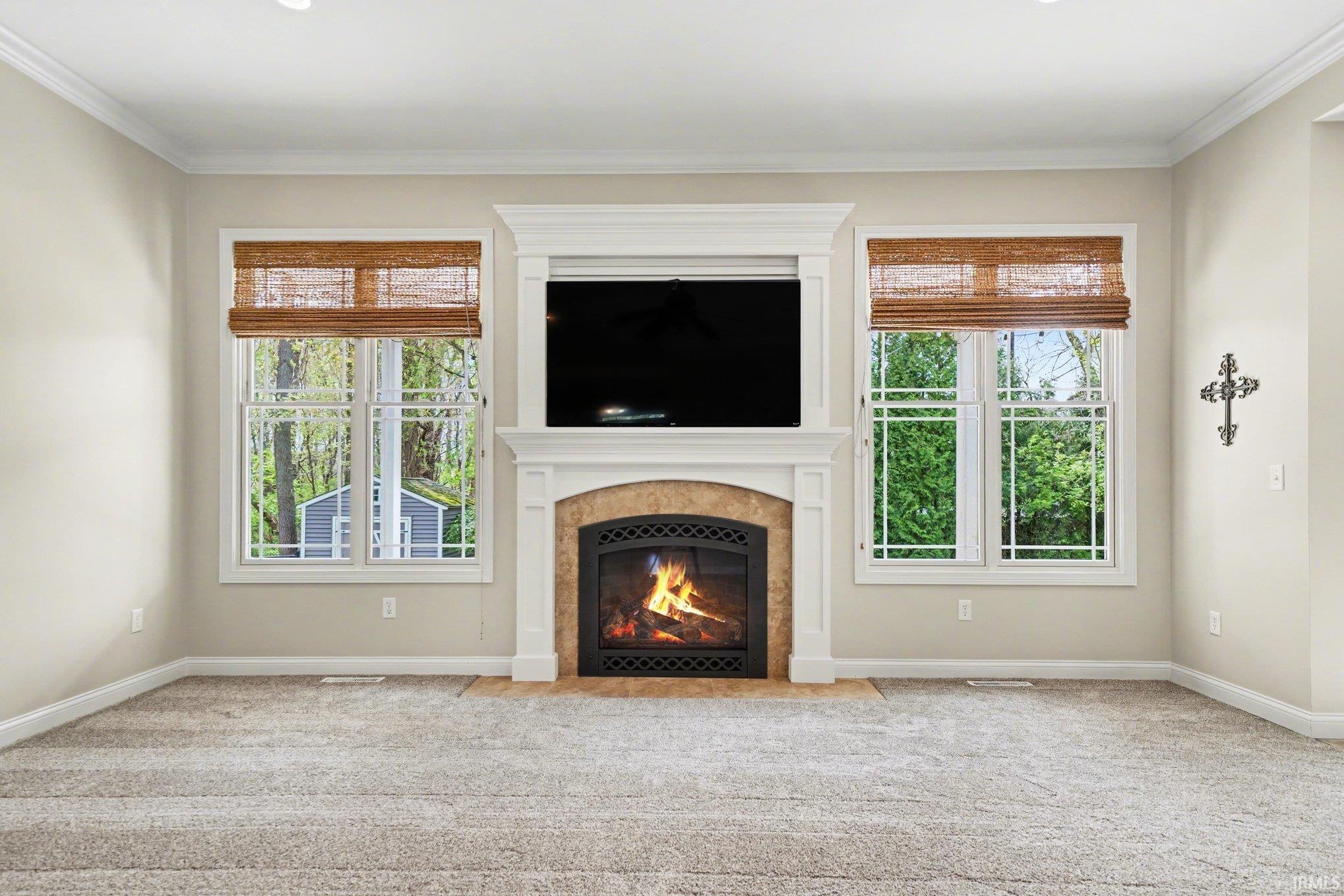 Living Room Gas Fireplace