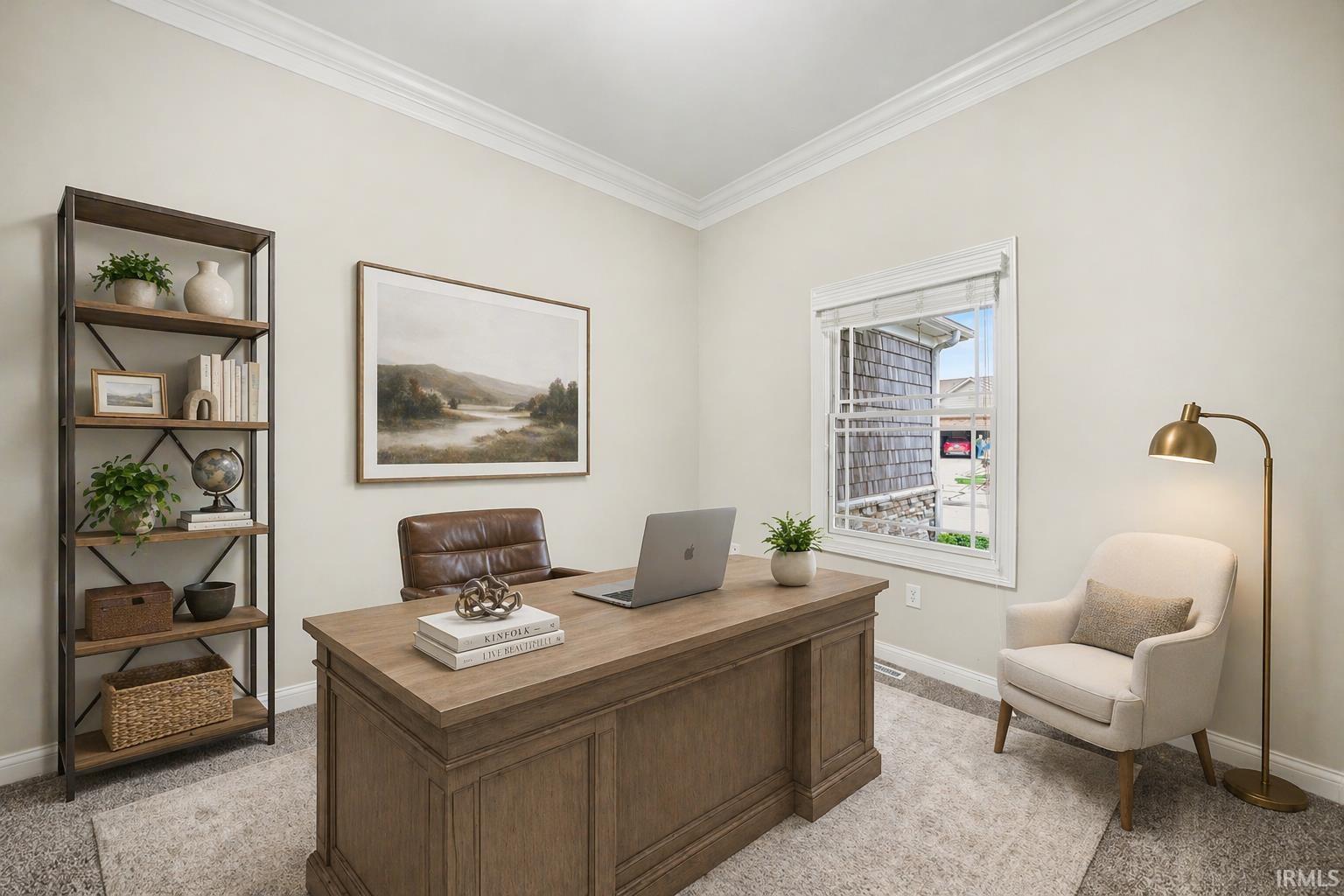 Home Office - Virtually Staged Photo
