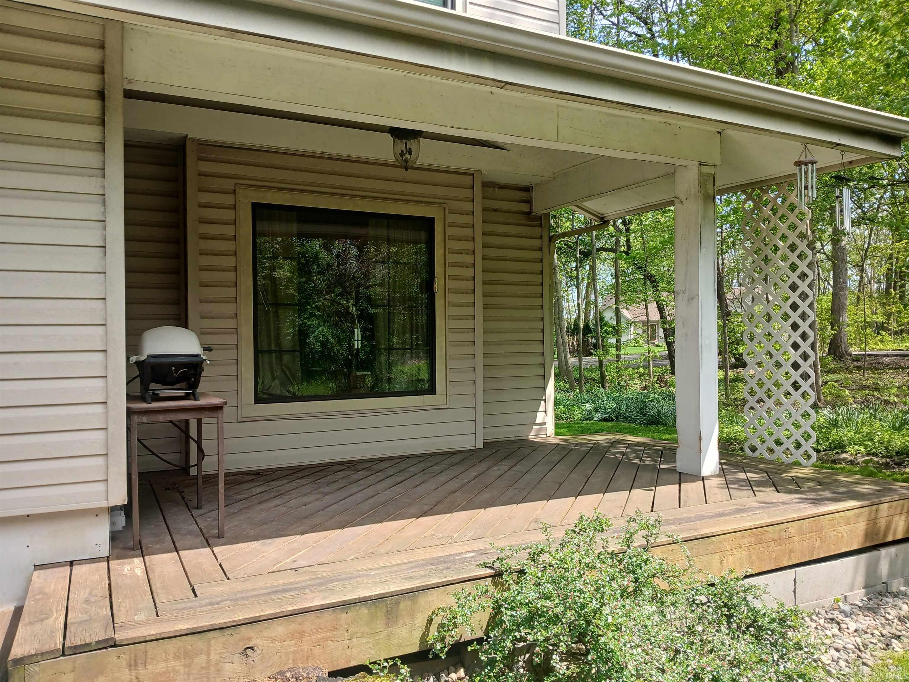 Covered back porch