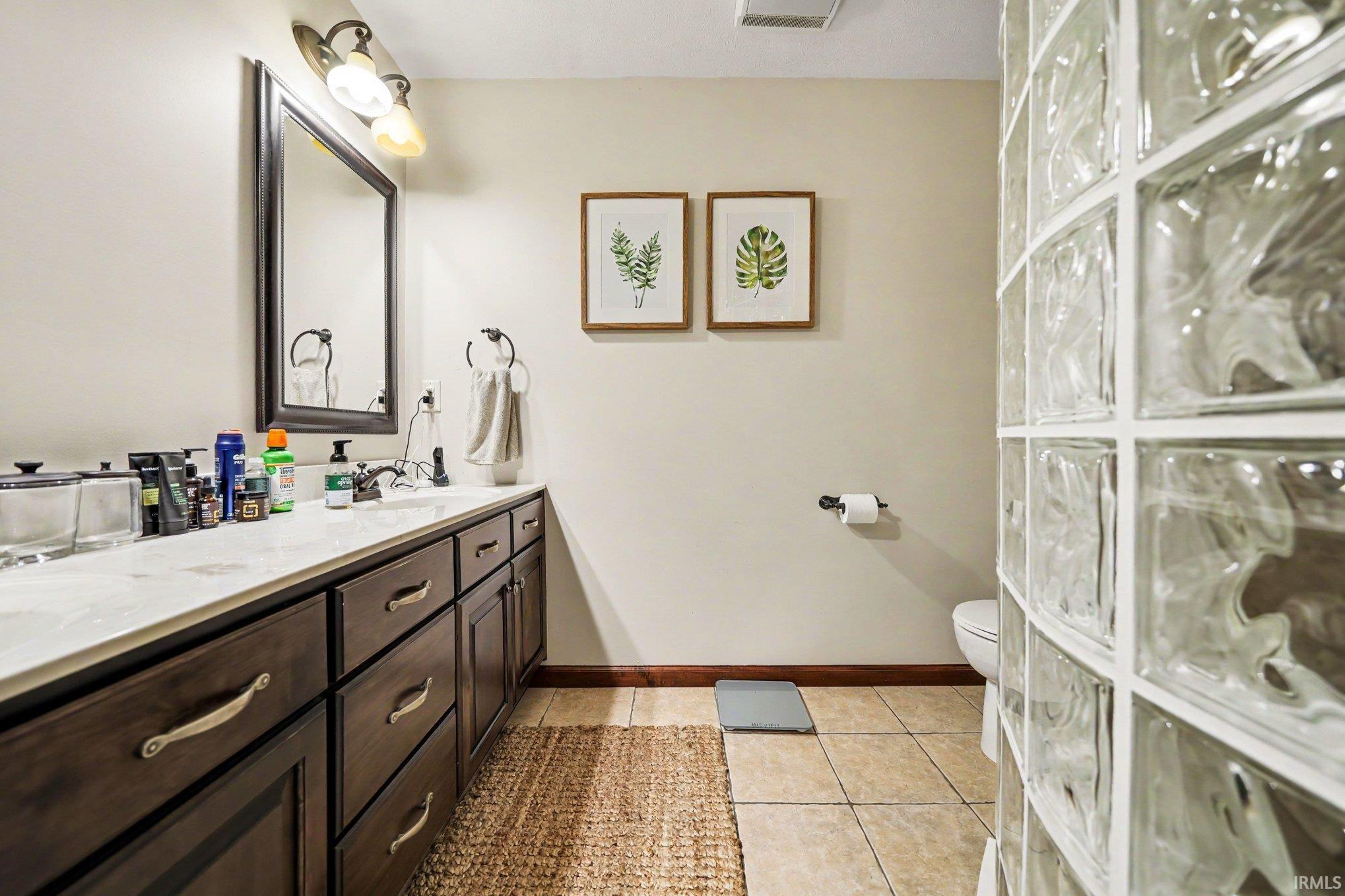 Lower level full bathroom