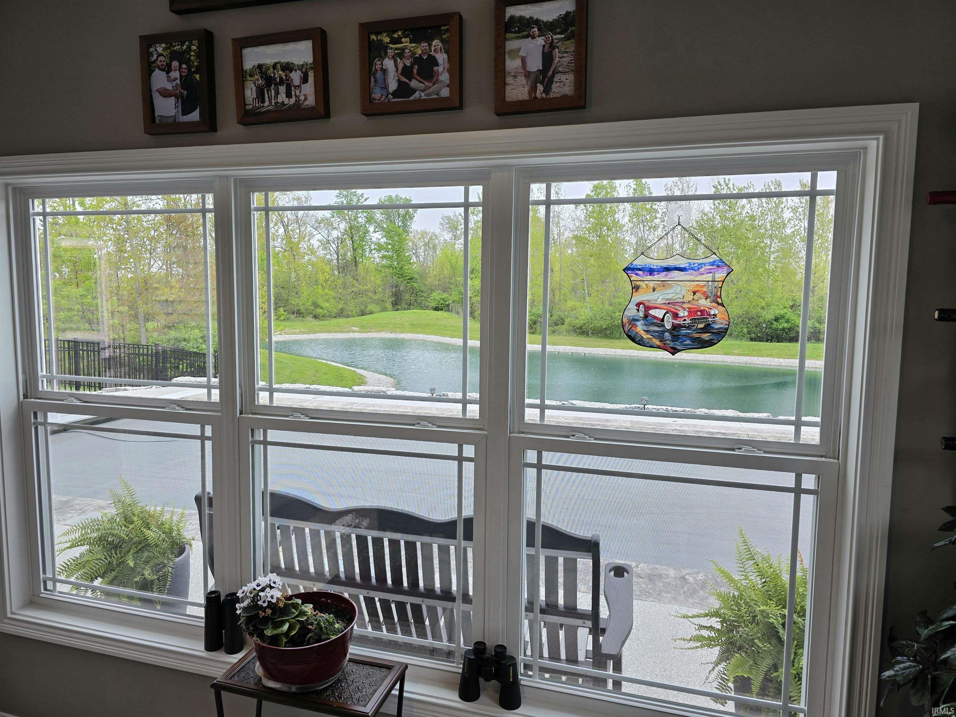 Fabulous Views toward pool & Pond.