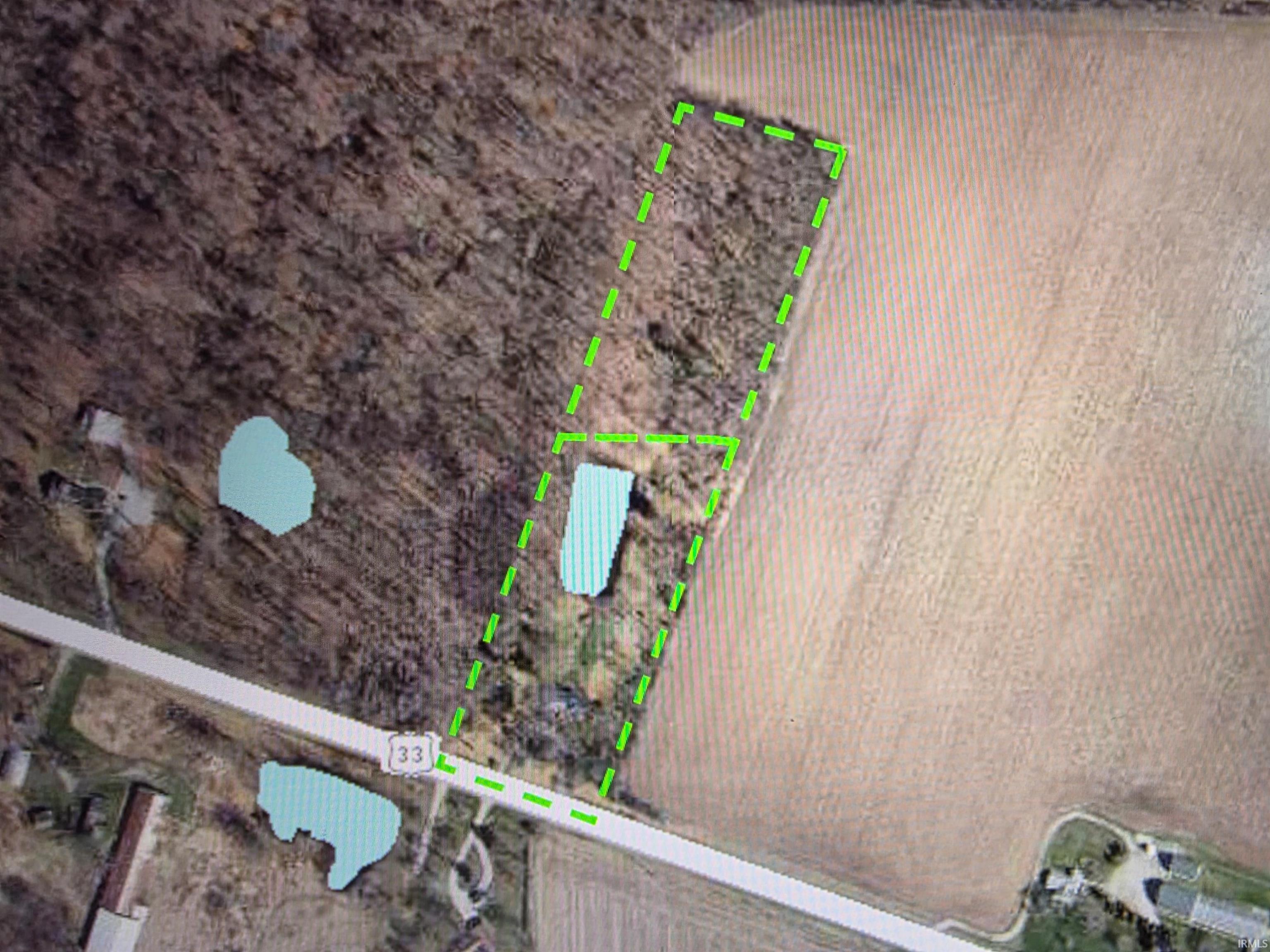 Survey Map. Outlining the property boundaries and geographic features