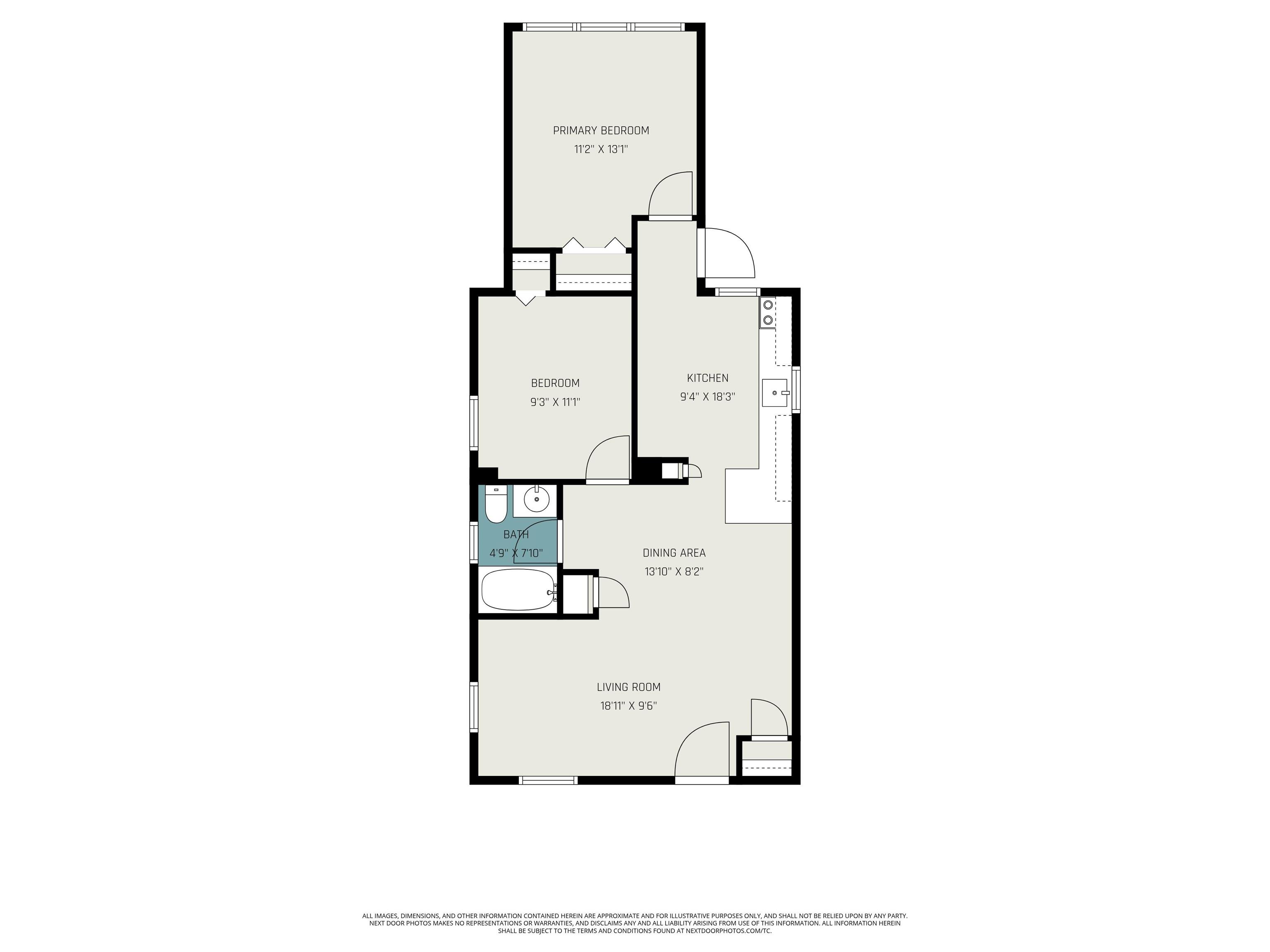 View of room layout