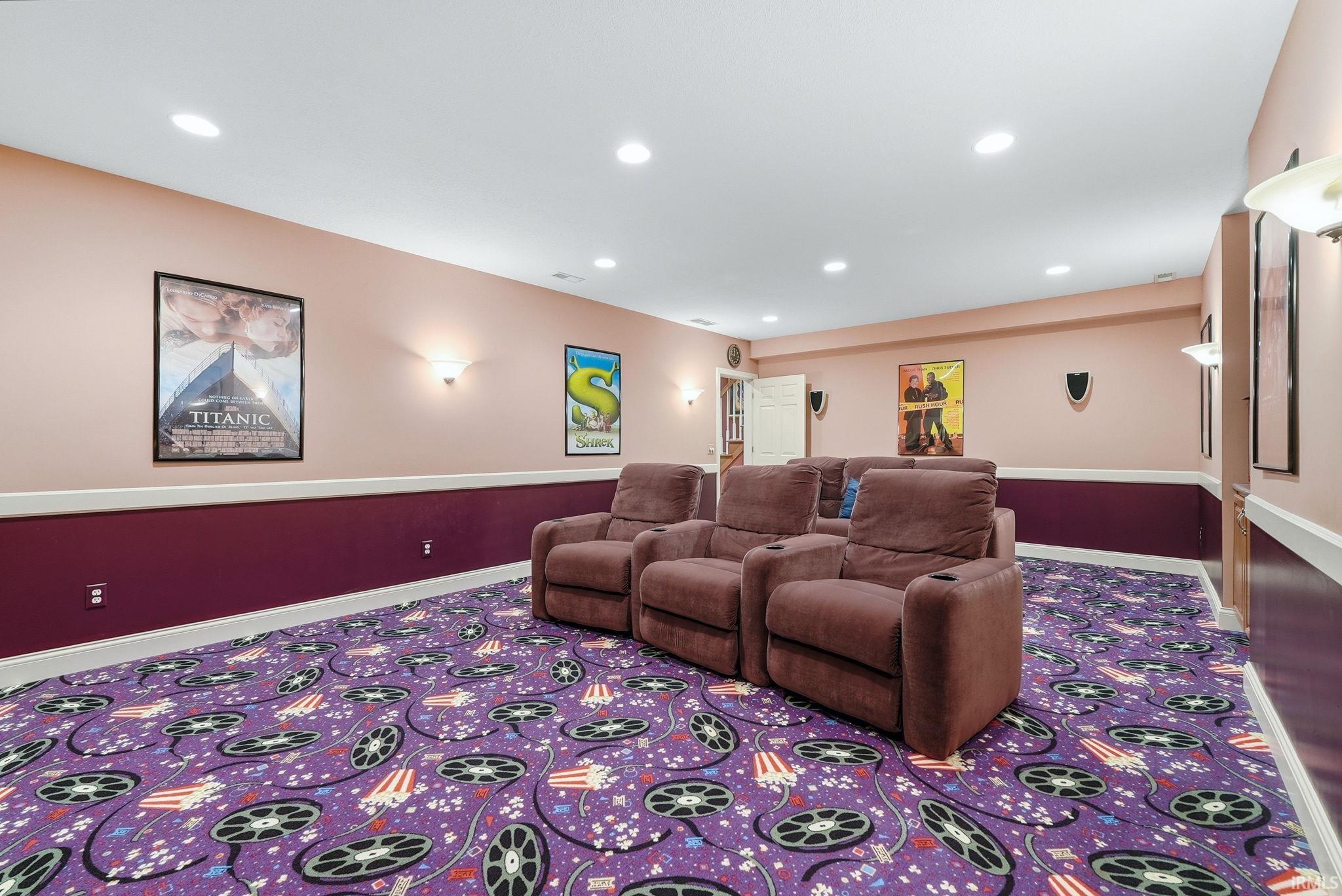 Dedicated media room.