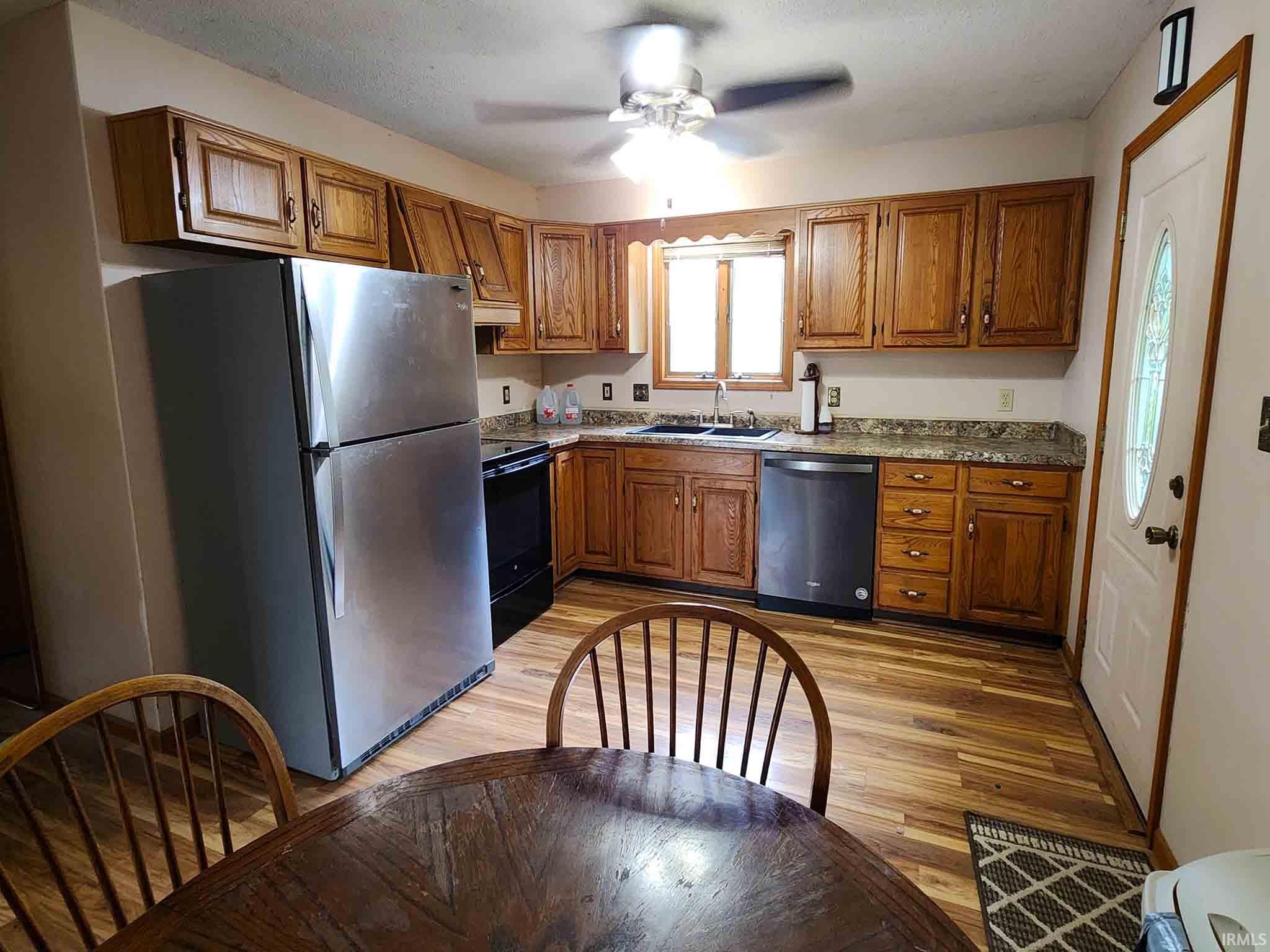Kitchen from dining area.