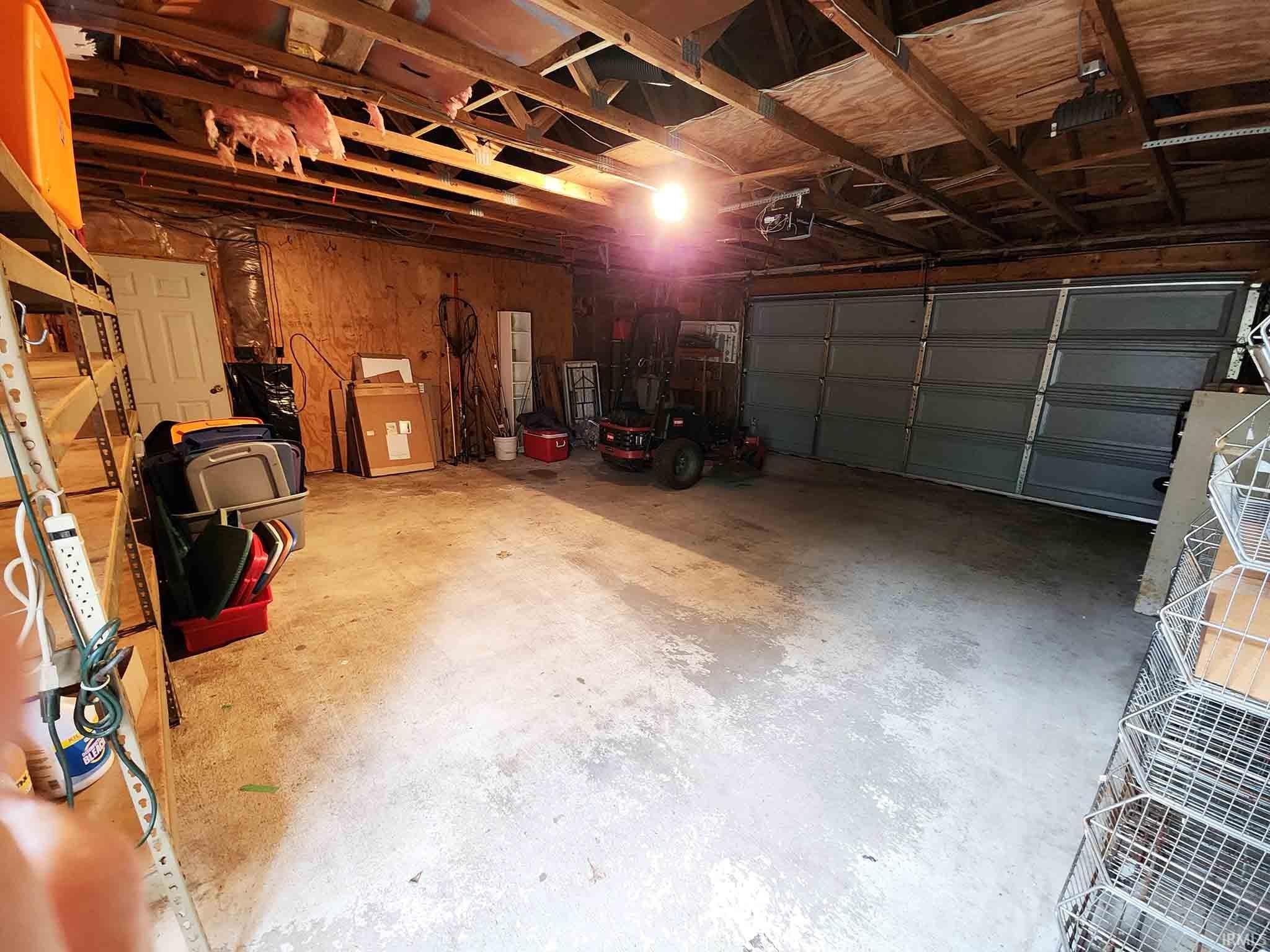 Garage interior.