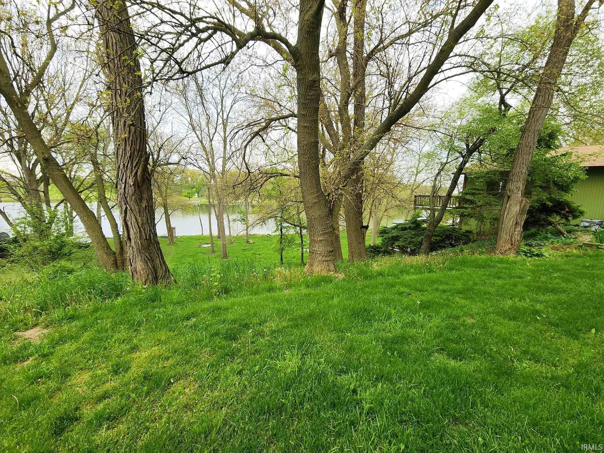 Side yard toward lake.
