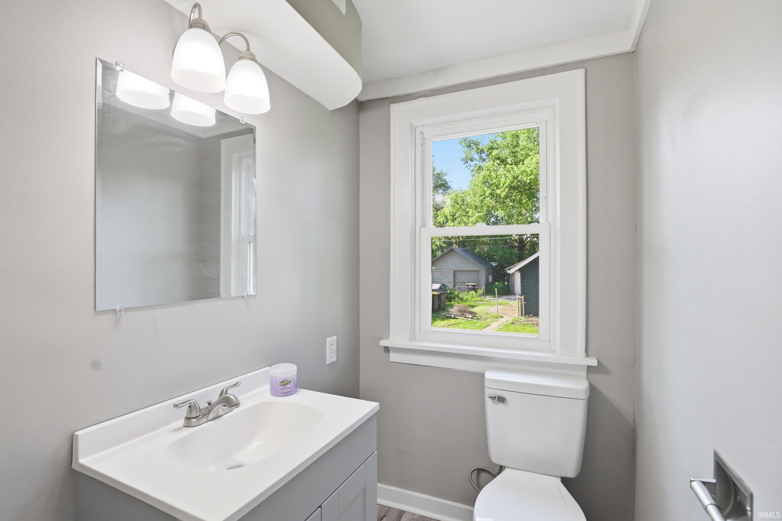 1/2 Bath on Main Level