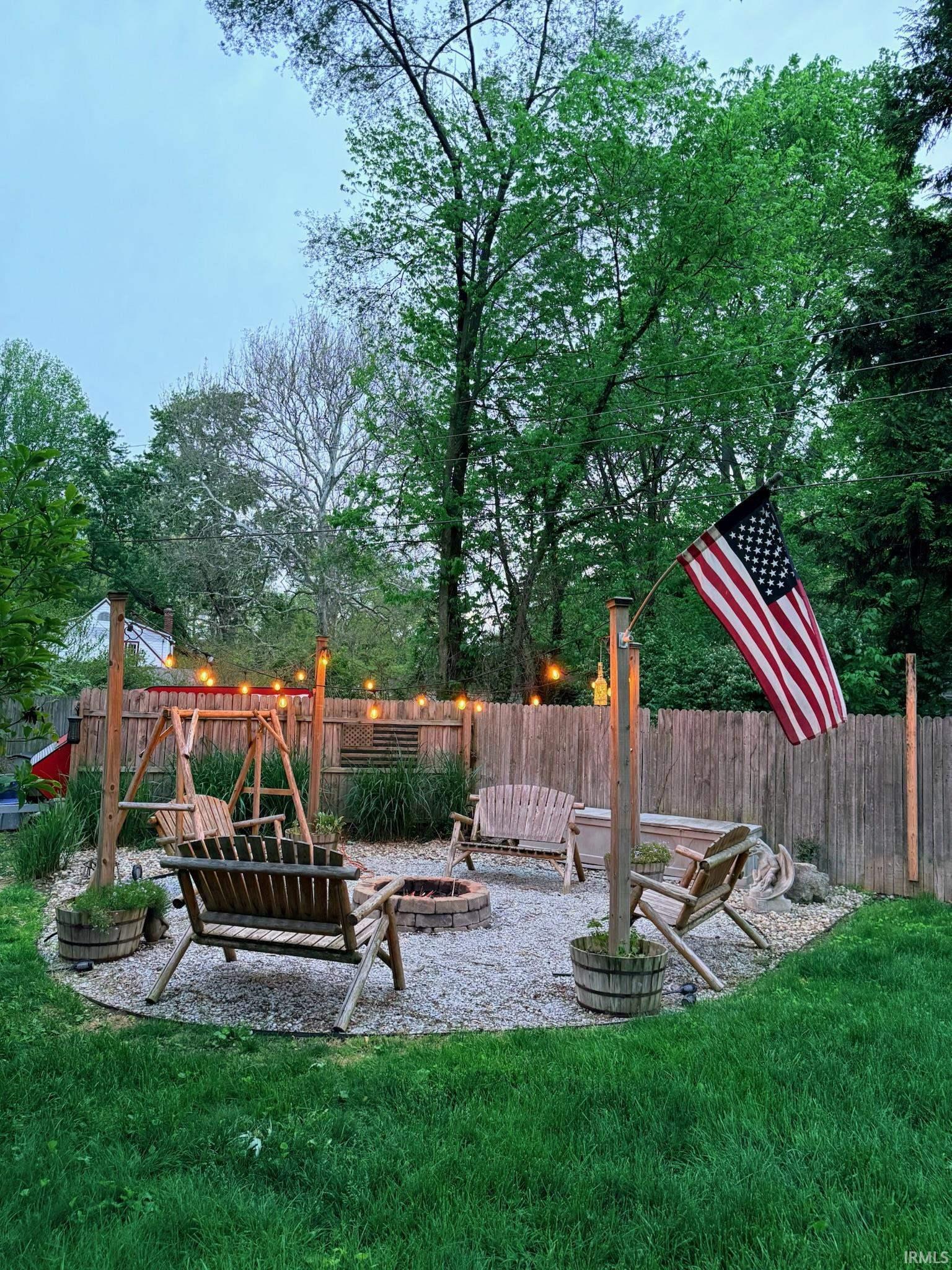 Firepit area